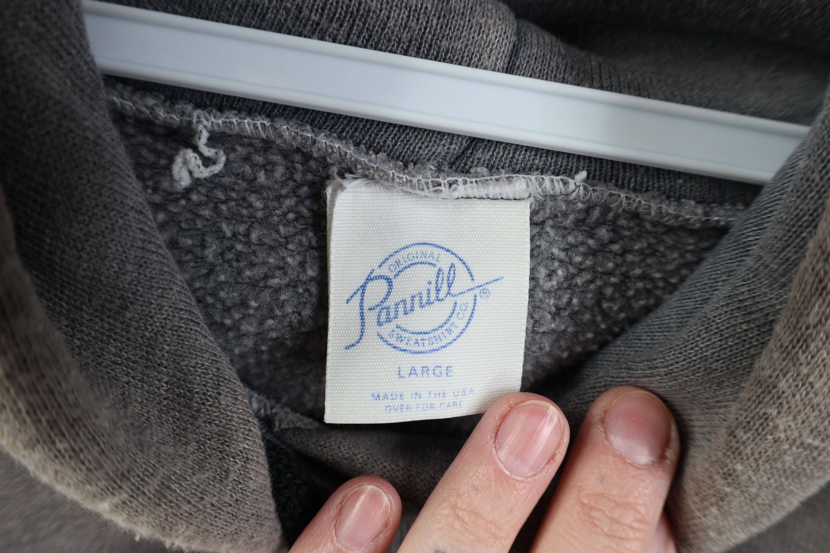 Vintage Vintage 70s Streetwear Blank Boxy Fit Hoodie Sweatshirt USA Size L / US 10 / IT 46 - 11 Thumbnail