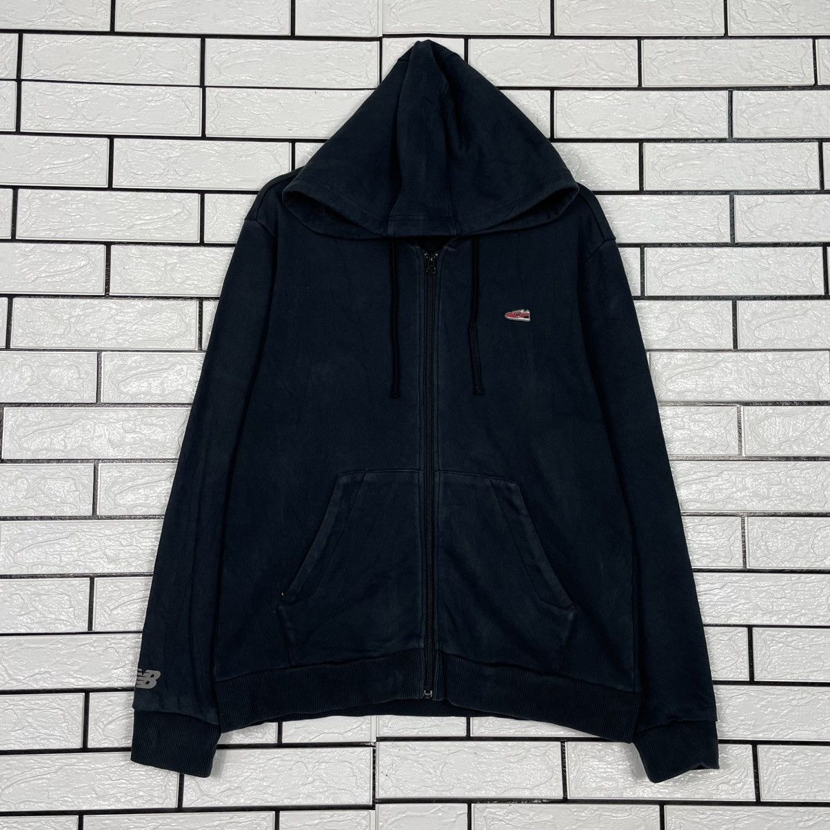 New Balance New Balance Black Zipper Hoodie Size US M / EU 48-50 / 2 - 1 Thumbnail