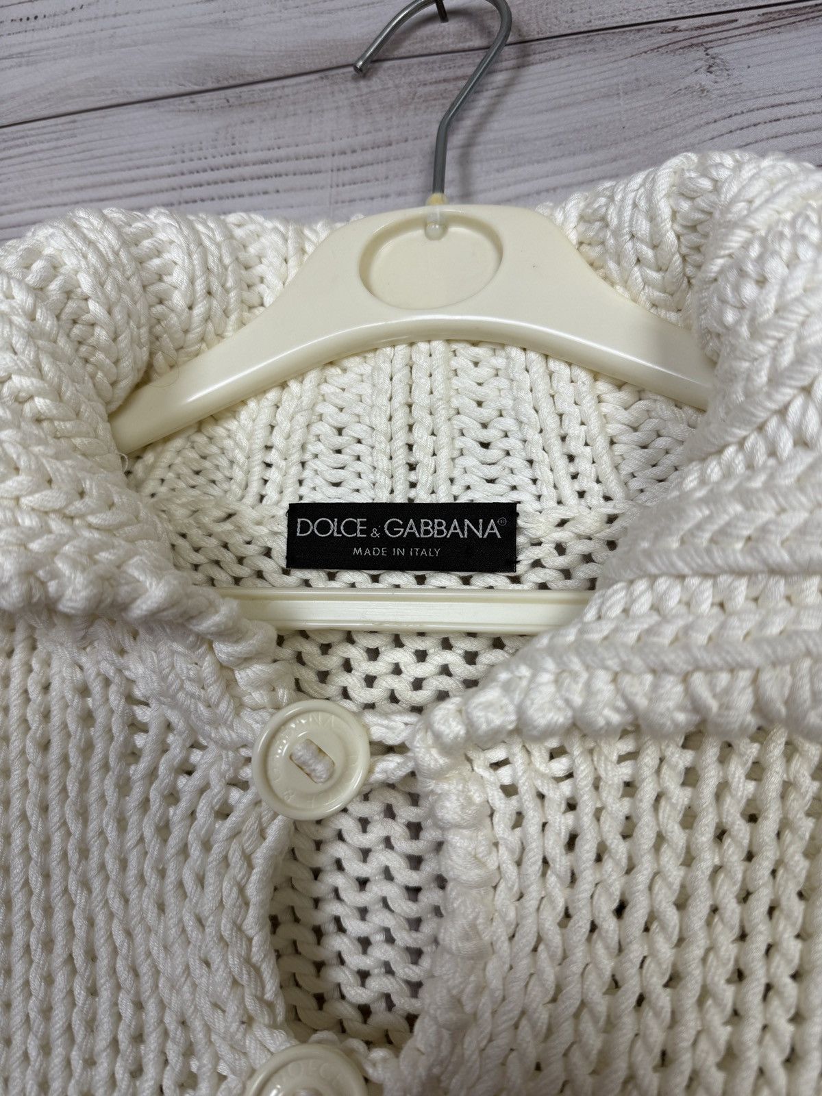 Dolce & Gabbana Dolce & Gabbana Wool Cardigan Knit Size M Size US M / EU 48-50 / 2 - 7 Thumbnail