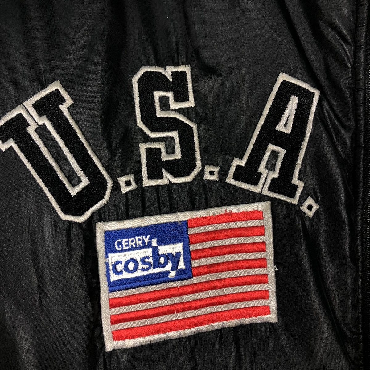 Japanese Brand 🔥Vintage Bomber Jacket Cosby USA Big Logo Spell Out Size US M / EU 48-50 / 2 - 18 Thumbnail