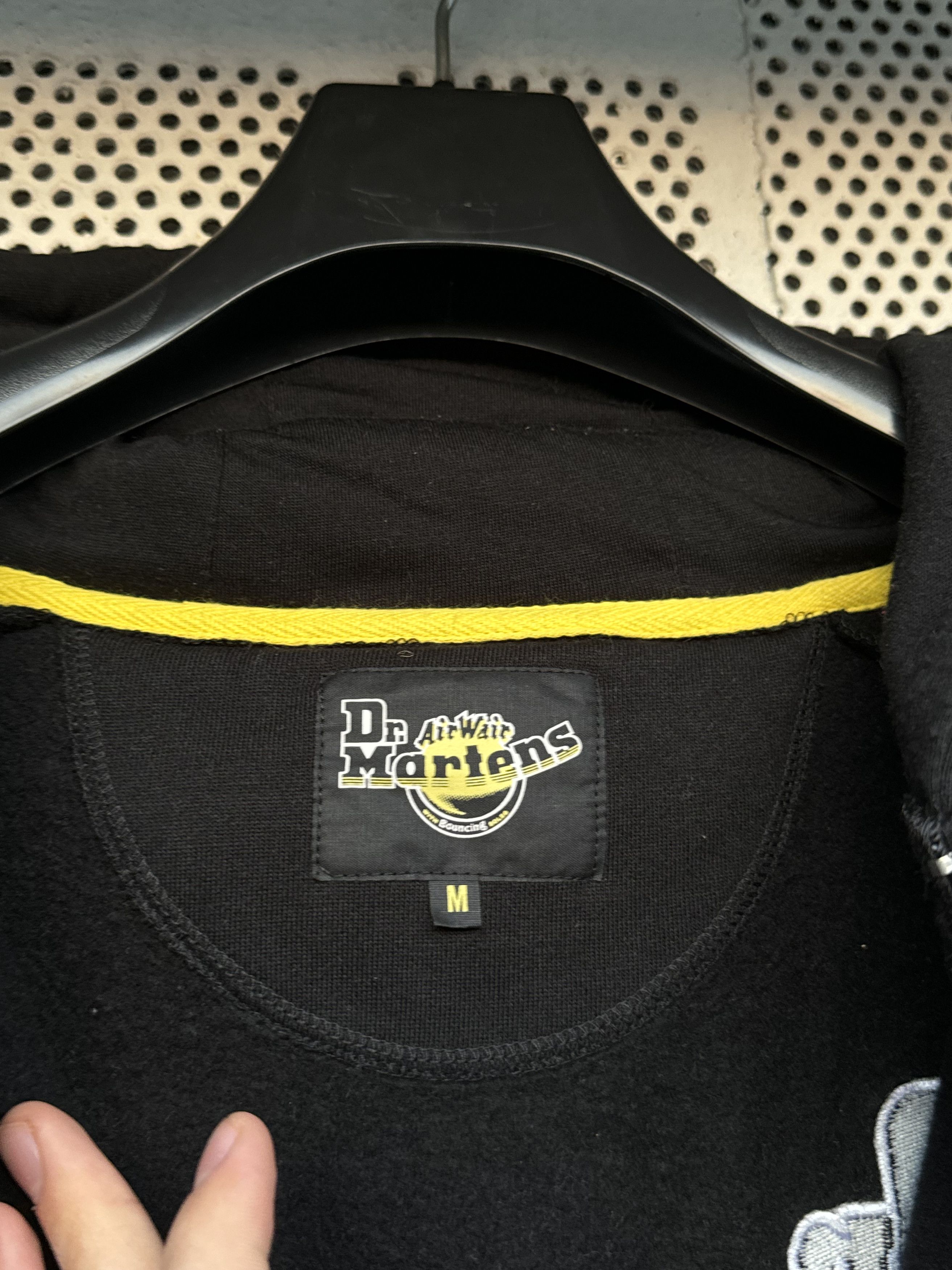 Dr. Martens Dr Martens Vintage 90s Zip Hoodie Black Big Logo M Size US M / EU 48-50 / 2 - 4 Thumbnail