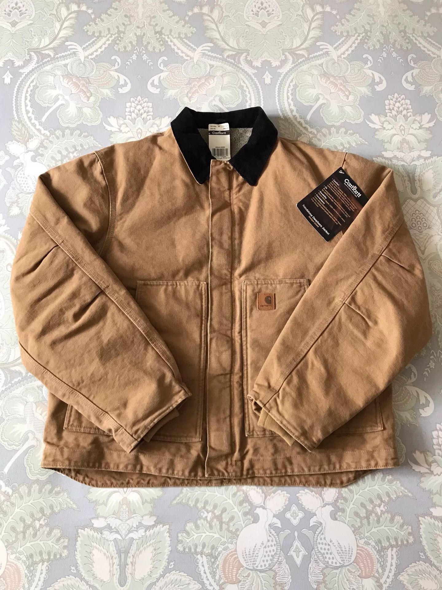 Carhartt Carhartt J164 Washed Canvas Work Jacket Size US L / EU 52-54 / 3 - 1 Thumbnail