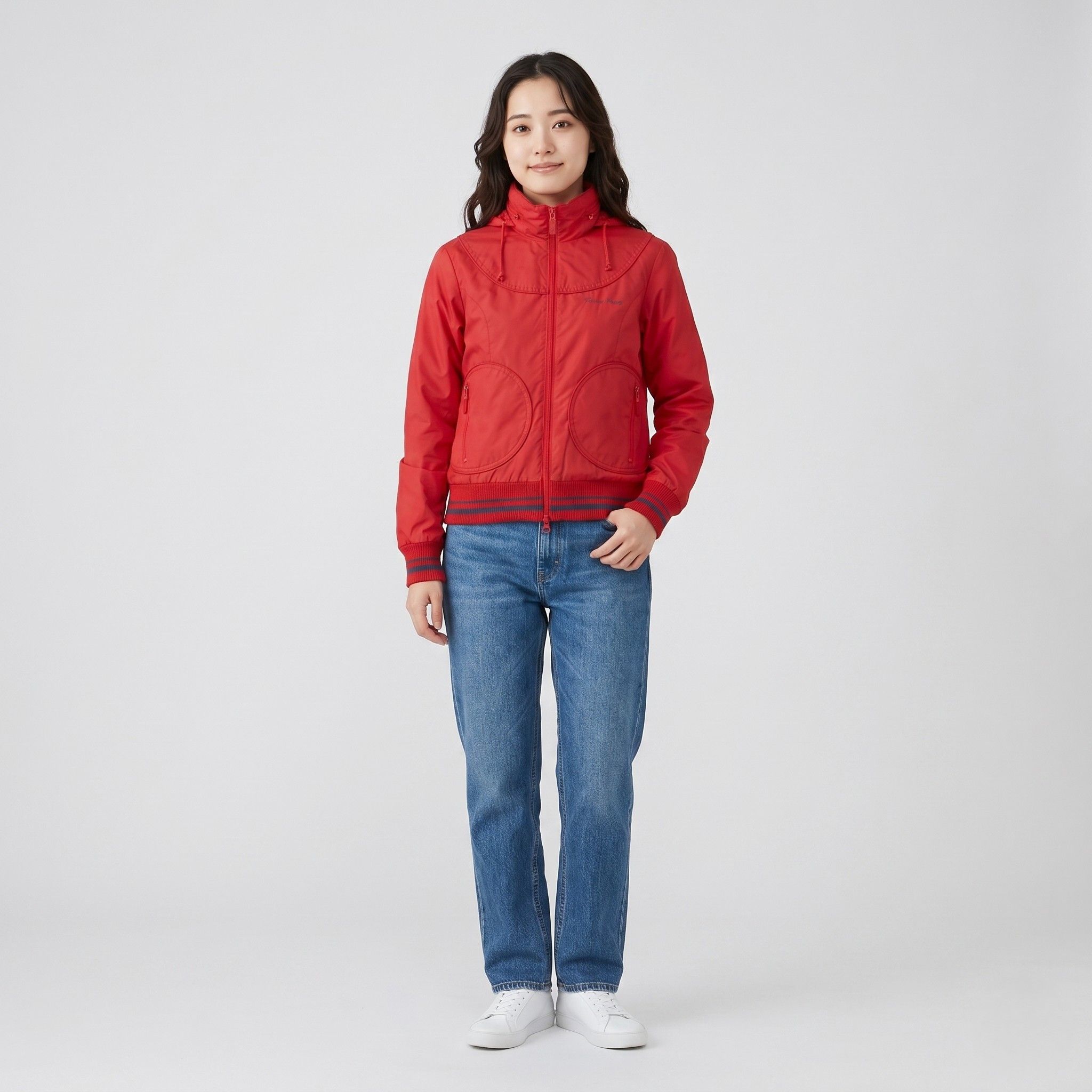 Polo Ralph Lauren Polo Jeans Ralph Lauren Women S Jacket Red Nylon 7213 Size S / US 4 / IT 40 - 1 Thumbnail