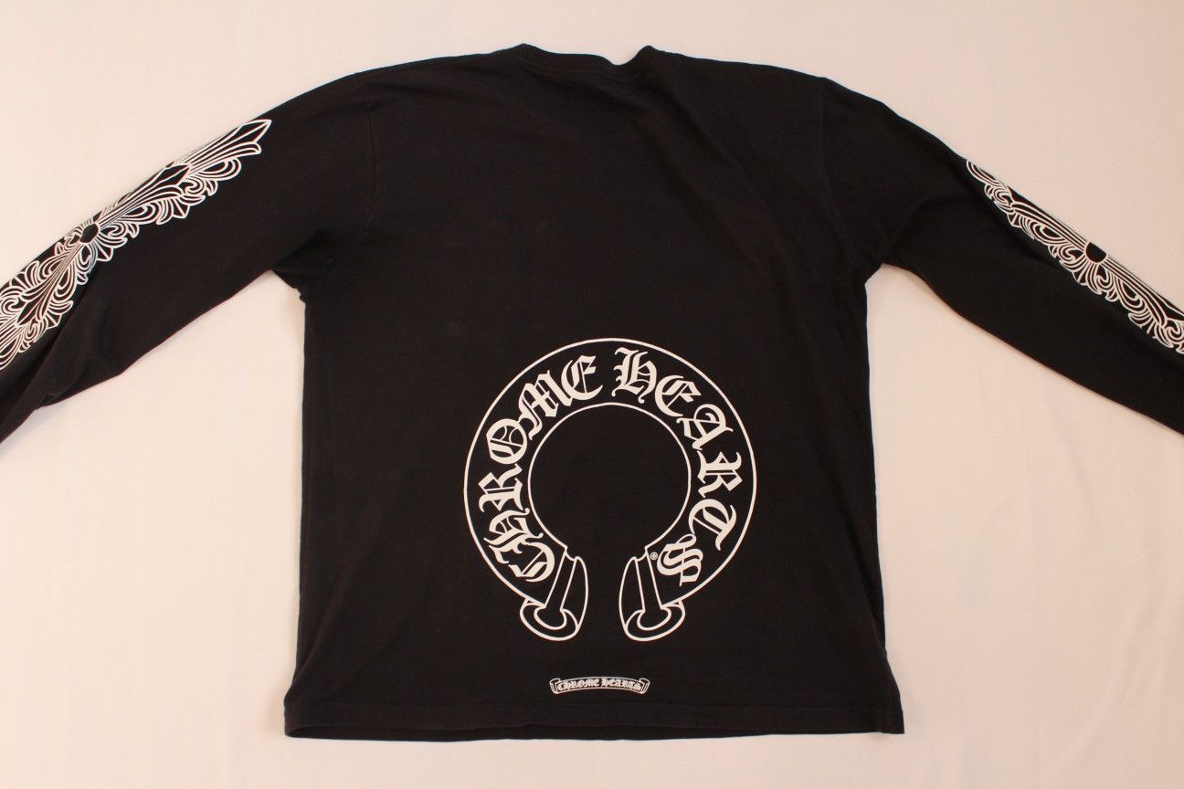Chrome Hearts Chrome Hearts Horseshoe Pocket Long Sleeve Size US XL / EU 56 / 4 - 5 Thumbnail