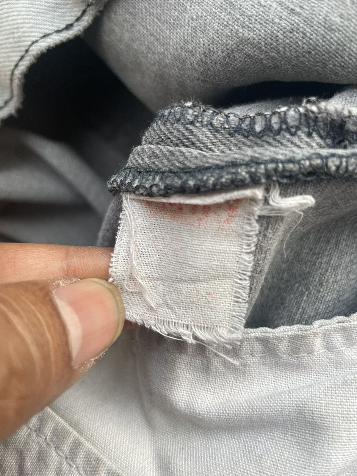 Levi's × Vintage Vintage 1993 Levis 501 e Faded Distresed Denim Size US 37 - 16 Thumbnail