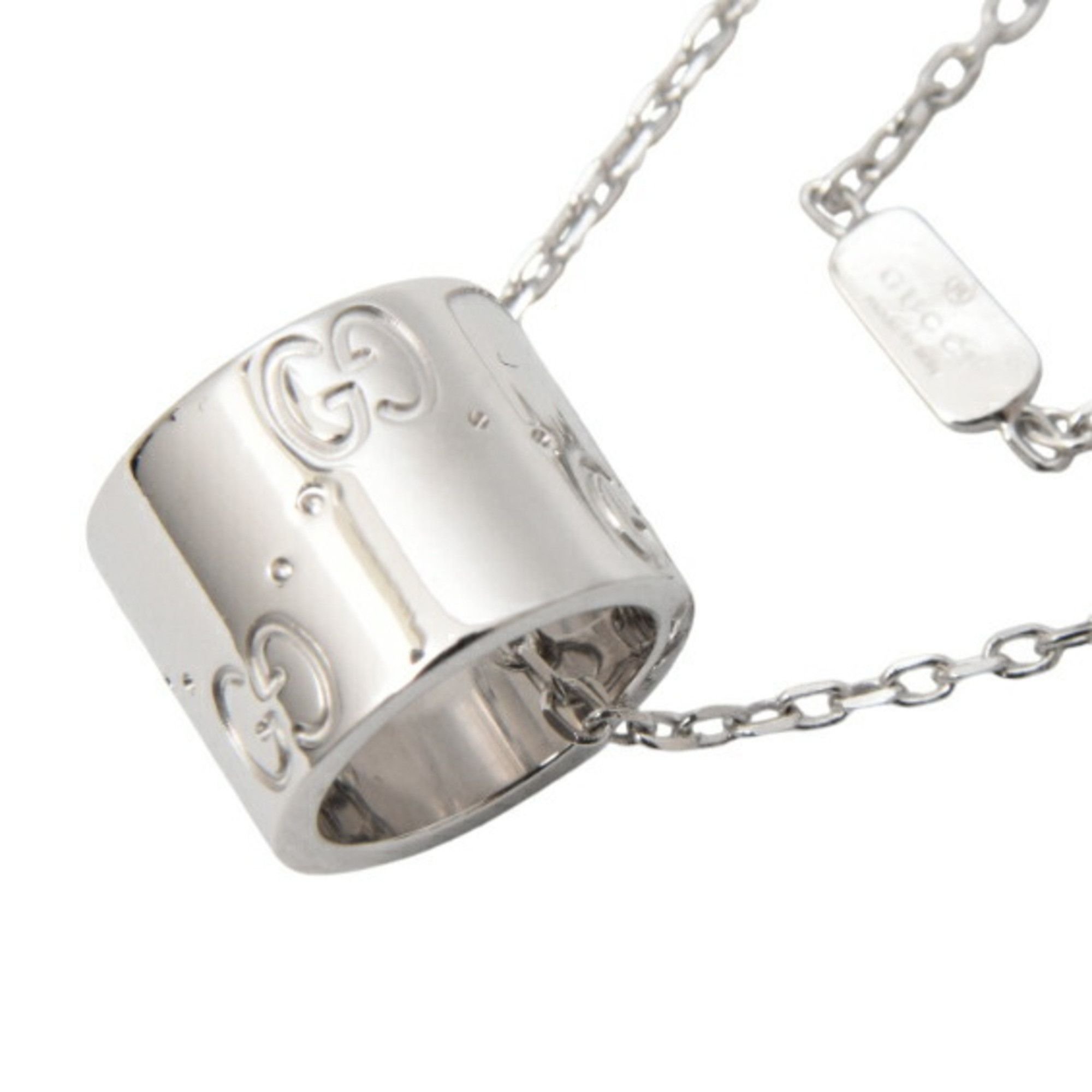 Gucci Necklace for Women and Men, Icon Ring Pendant Necklace, GG