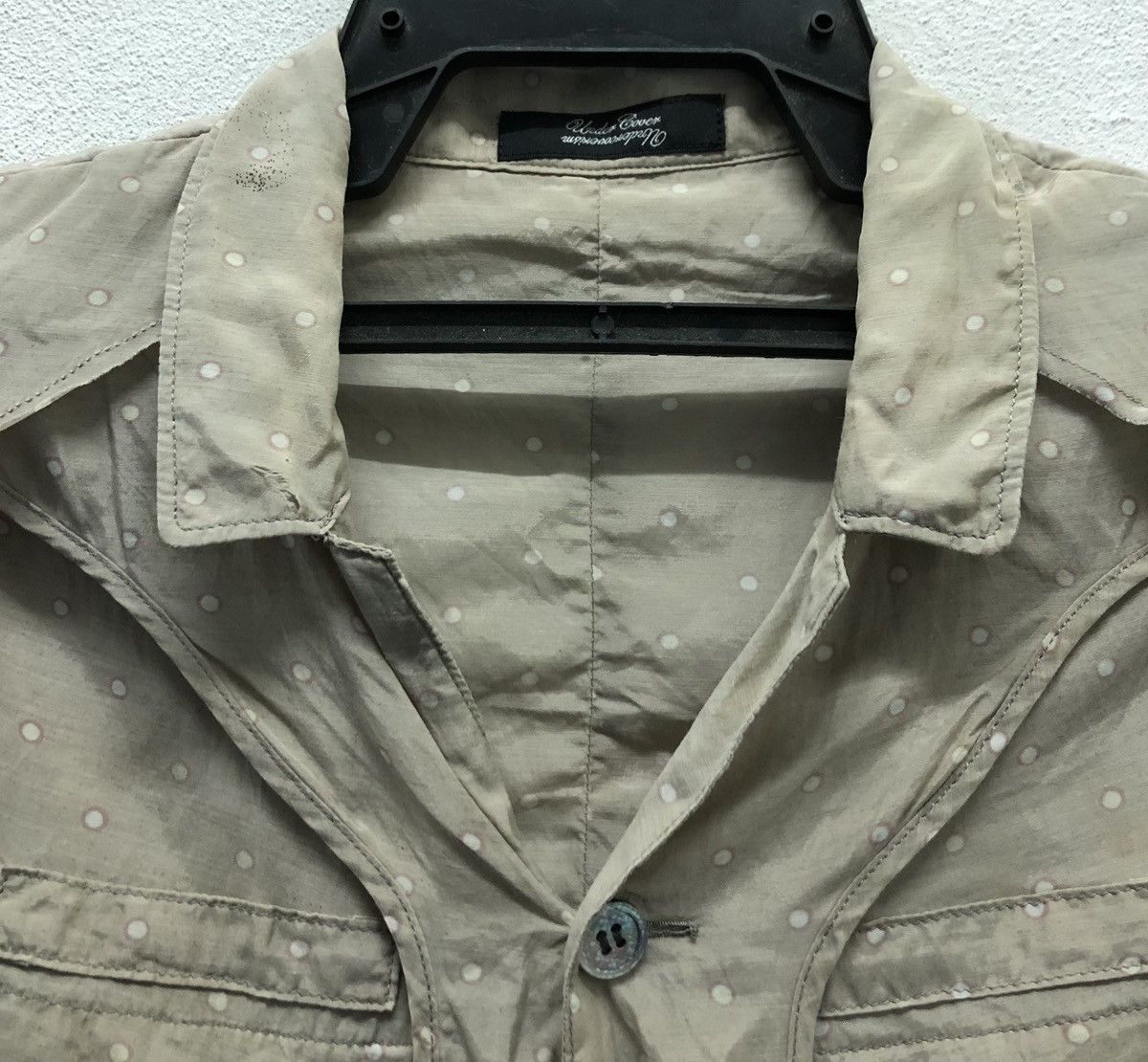 Undercover Vintage Under Cover Made In Japan Short Sleeve ShirtButtonUp Size M / US 6-8 / IT 42-44 - 3 Thumbnail