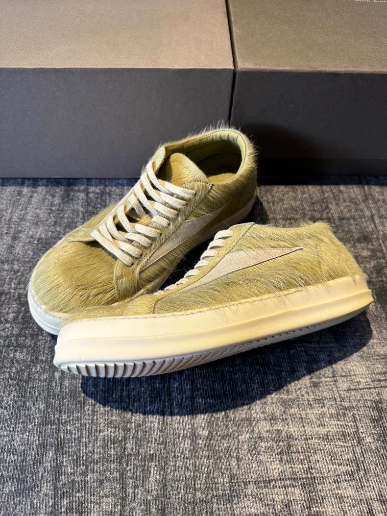 Rick Owens Rick Owens Main Line Green Horse Hair Infringement shoes Size US 10 / EU 43 - 1 Thumbnail