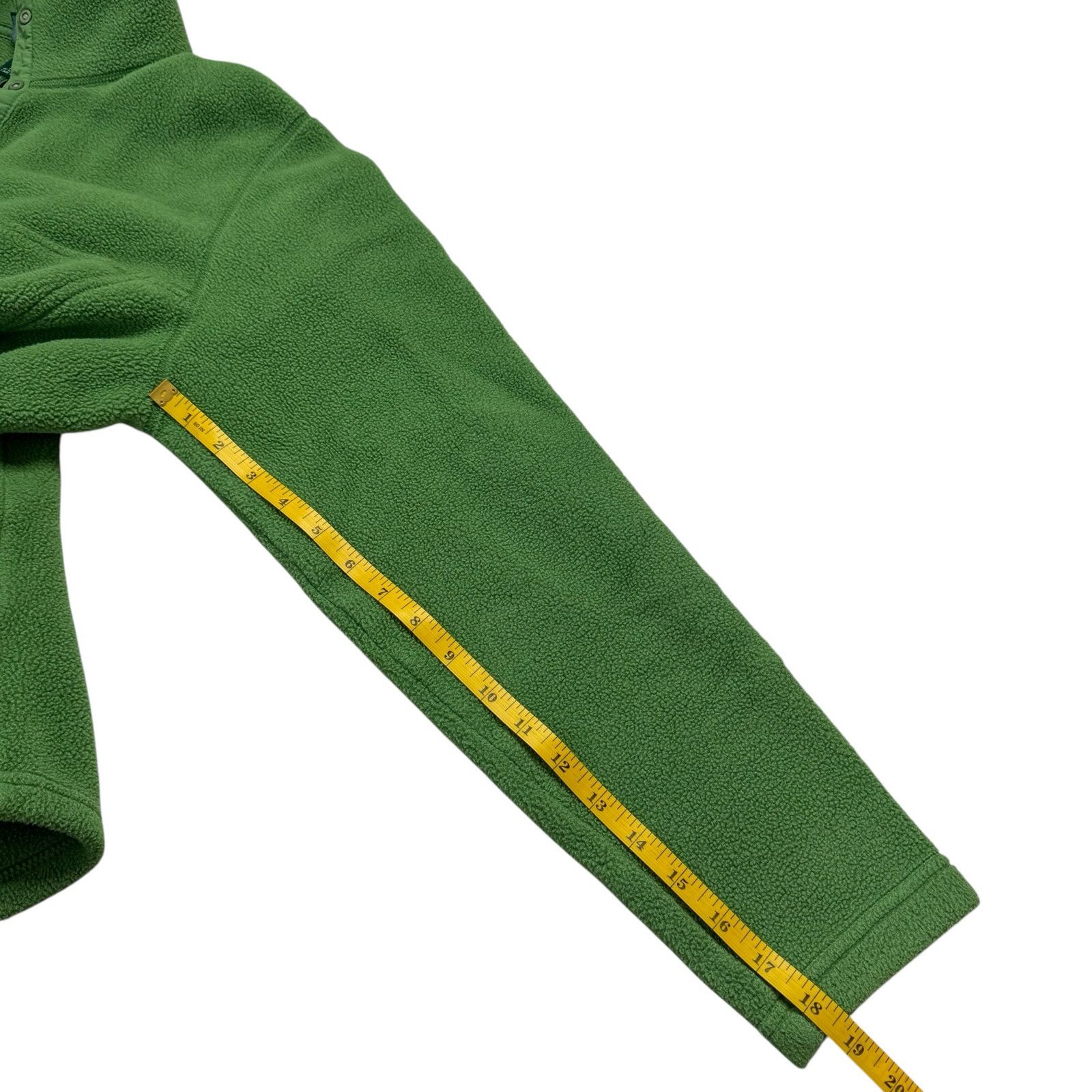 L.L. Bean Vintage LL BEAN Fleece Pullover Sweatshirt Green Size Medium Size M / US 6-8 / IT 42-44 - 10 Thumbnail