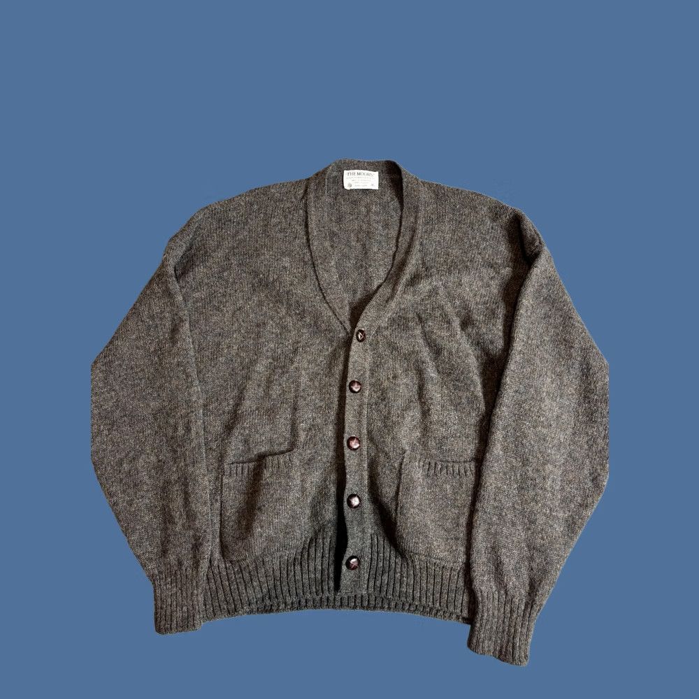 Vintage VINTAGE Lord Jeff Cardigan Mens XL Gray Wool Button Front Pockets 70s Size US XL / EU 56 / 4 - 1 Thumbnail