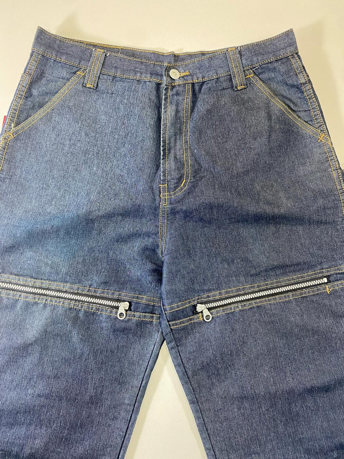 Unknown London Vintage your body Men's Denim wide body cargo style pants Size US 36 / EU 52 - 2 Thumbnail