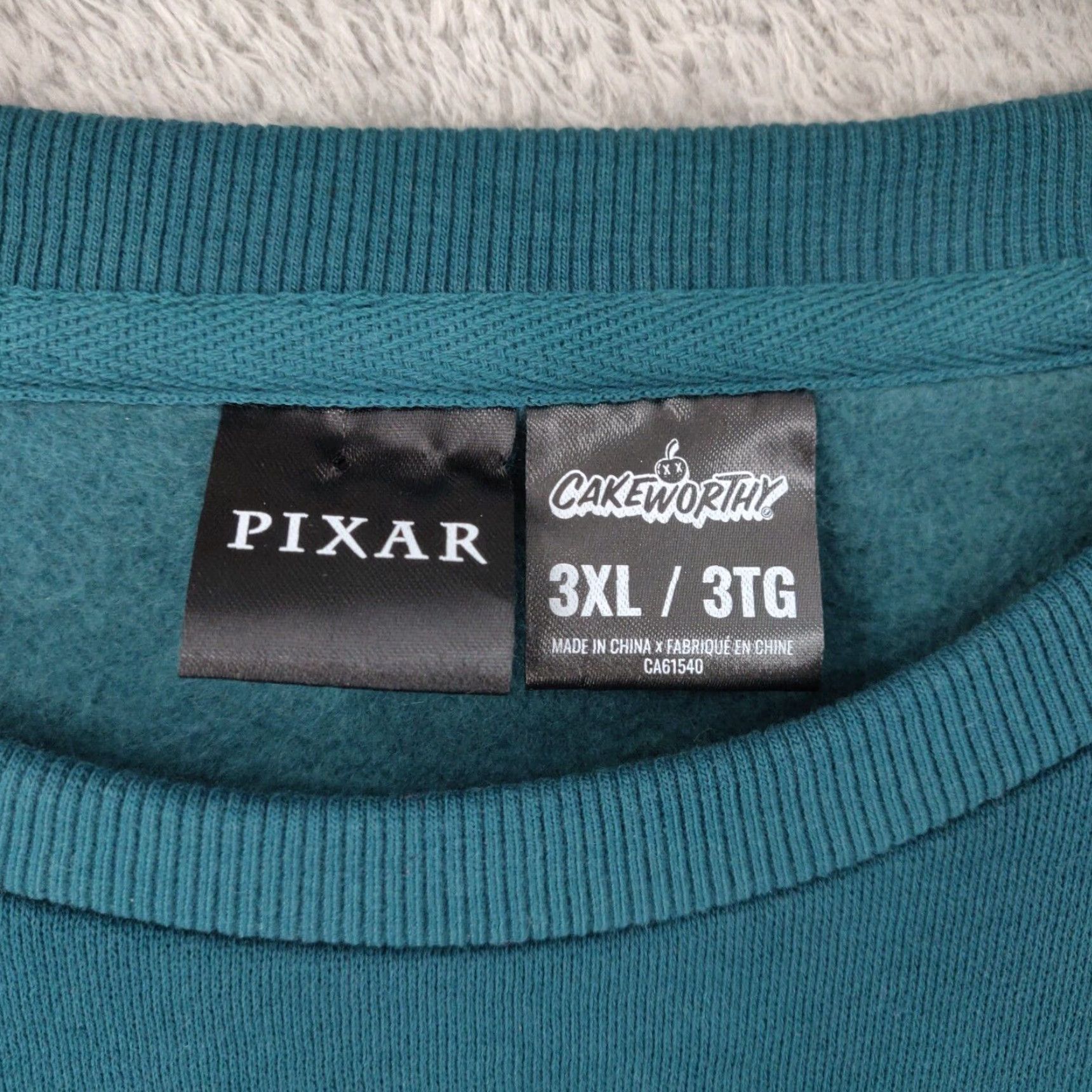 Vintage Pixar x Cakeworthy Inside Out 2 Anxiety Pullover Sweatshirt Adults 3XL Green Size XXL / US 16-18 / IT 52-54 - 6 Thumbnail