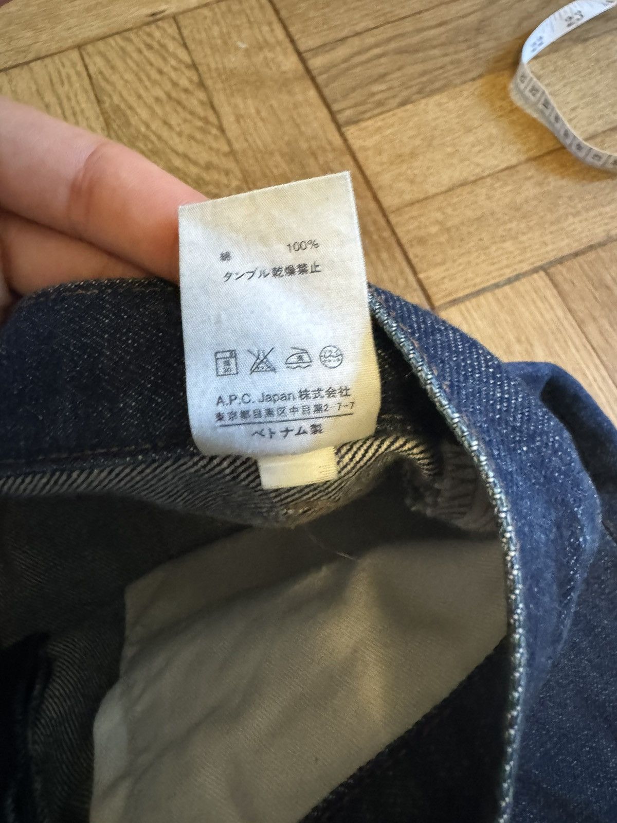 A.P.C. A.P.C Petit Standard Raw Denim Never Washed Size US 34 / EU 50 - 7 Thumbnail