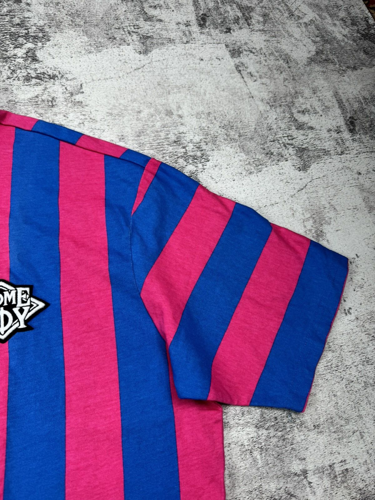 HOMME BOY CO. Vintage Very Rare Striped Polo Home Boy Loud Couture T Shirt Size US XXL / EU 58 / 5 - 7 Thumbnail