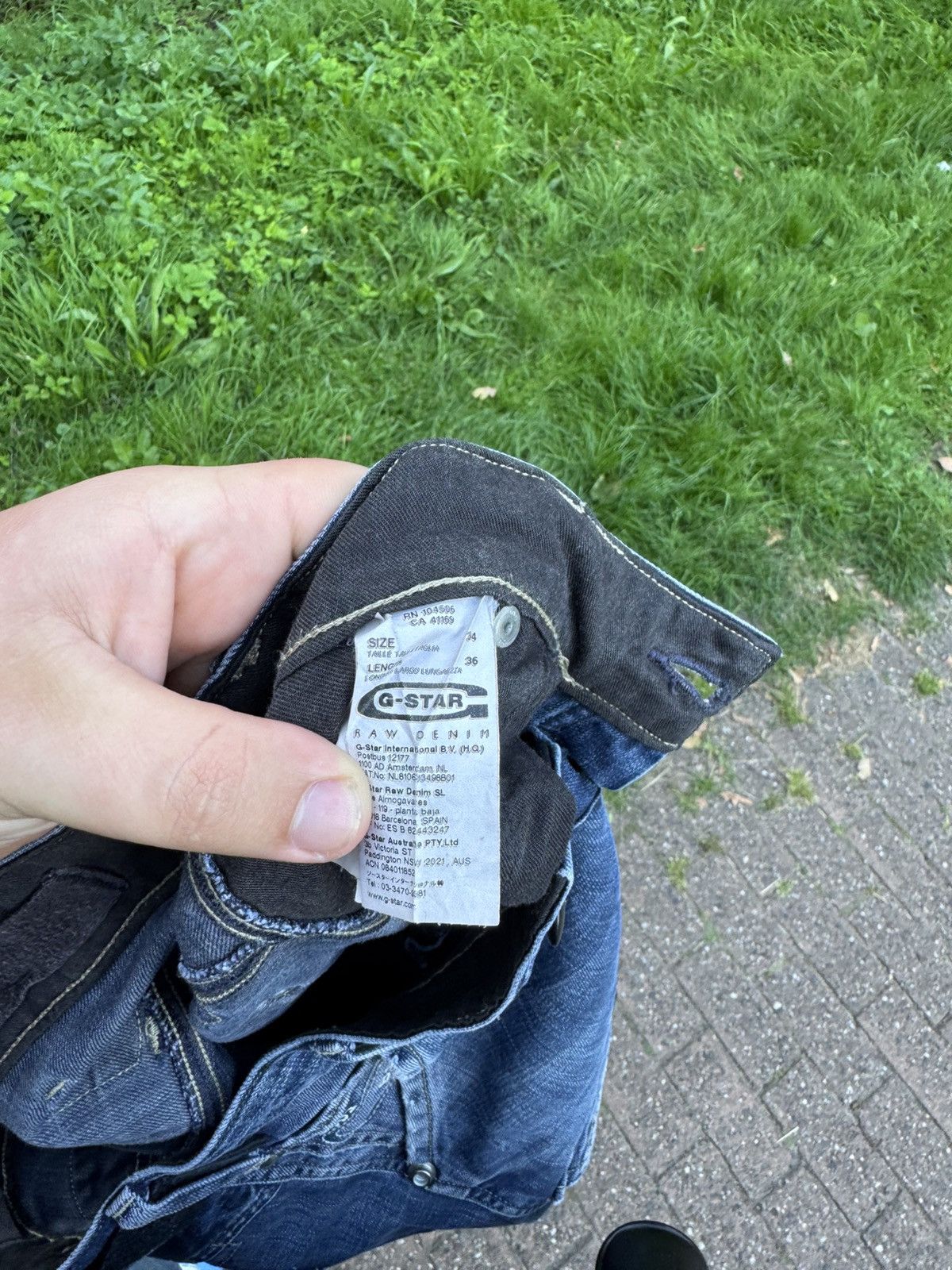 G-Star G-Star Vintage Jeans Streetwear Avantgarde Opium Size US 34 / EU 50 - 6 Thumbnail