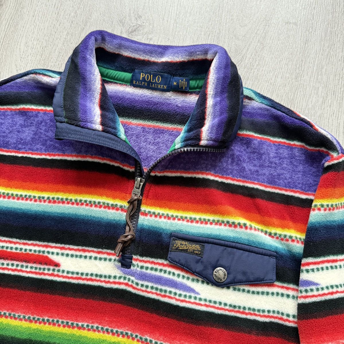 Polo Ralph Lauren POLO Ralph Lauren Sportsman 1/4 Quarter Zip Fleece Size US M / EU 48-50 / 2 - 3 Thumbnail