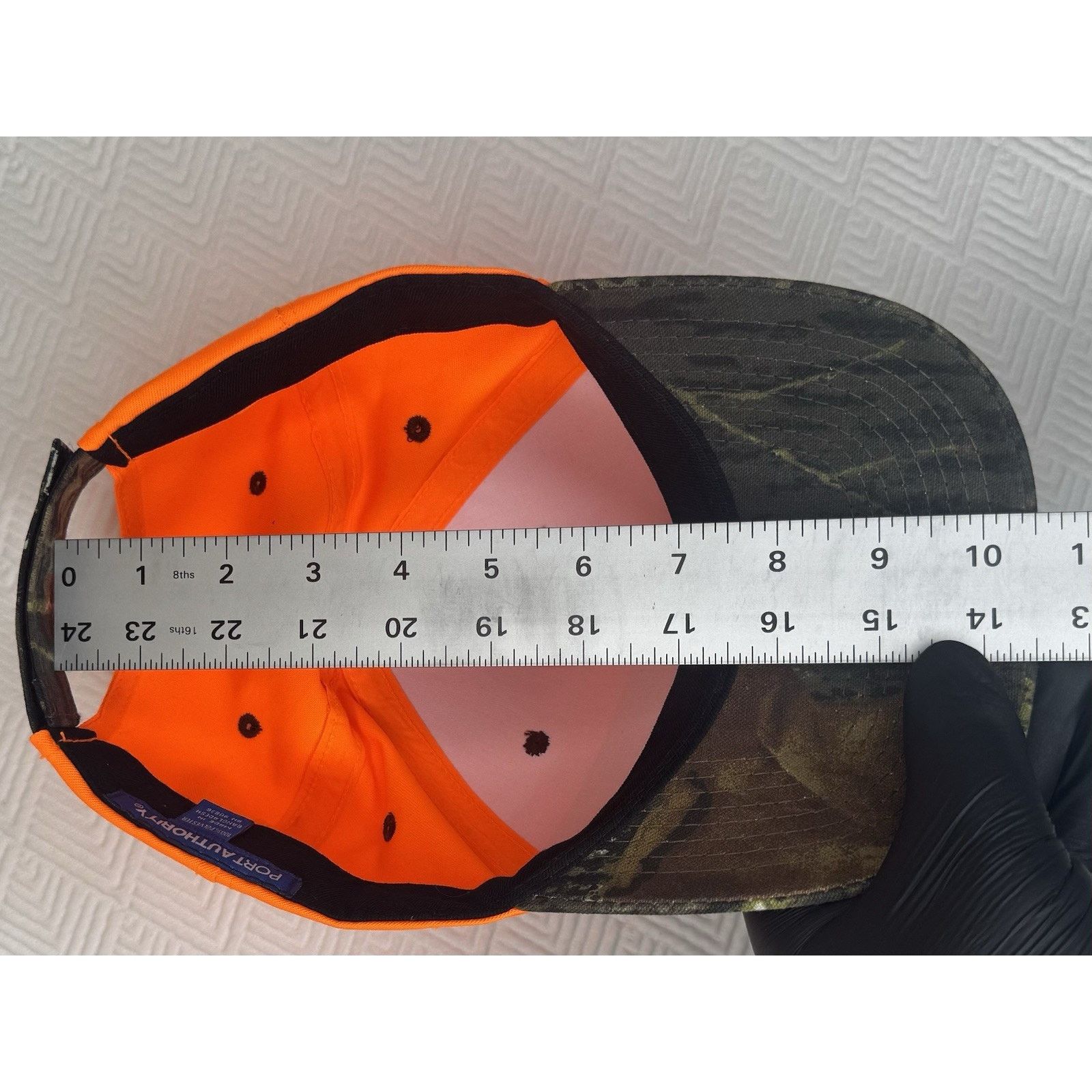 Port Authority YOOPER - Orange CAMO Hunting Fishing Hat Cap SnapBack - UP Size ONE SIZE - 11 Thumbnail