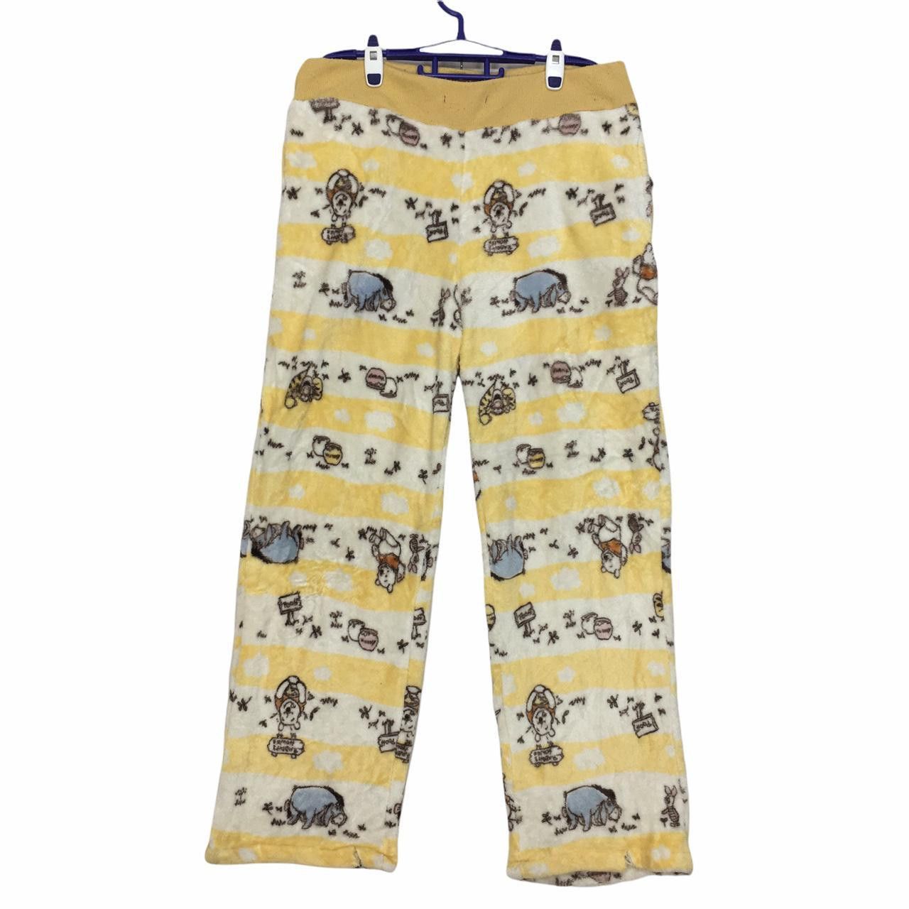 Disney Vtg DISNEY Winnie The Pooh Fleece Long Pants Size 32" / US 10 / IT 46 - 1 Thumbnail
