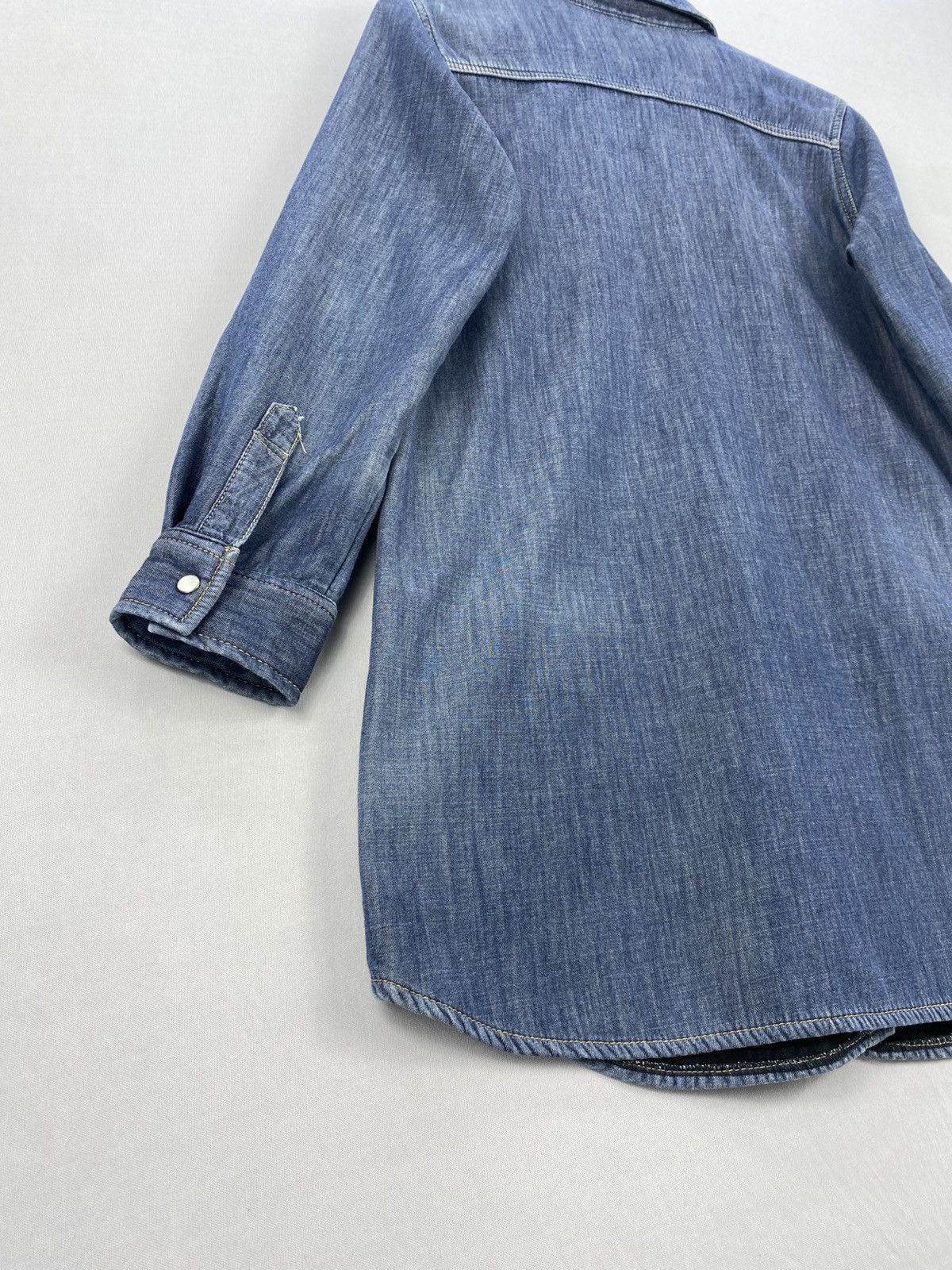 Japanese Brand Vintage Closshi Premium Blue Denim Jacket Size S / US 4 / IT 40 - 6 Thumbnail