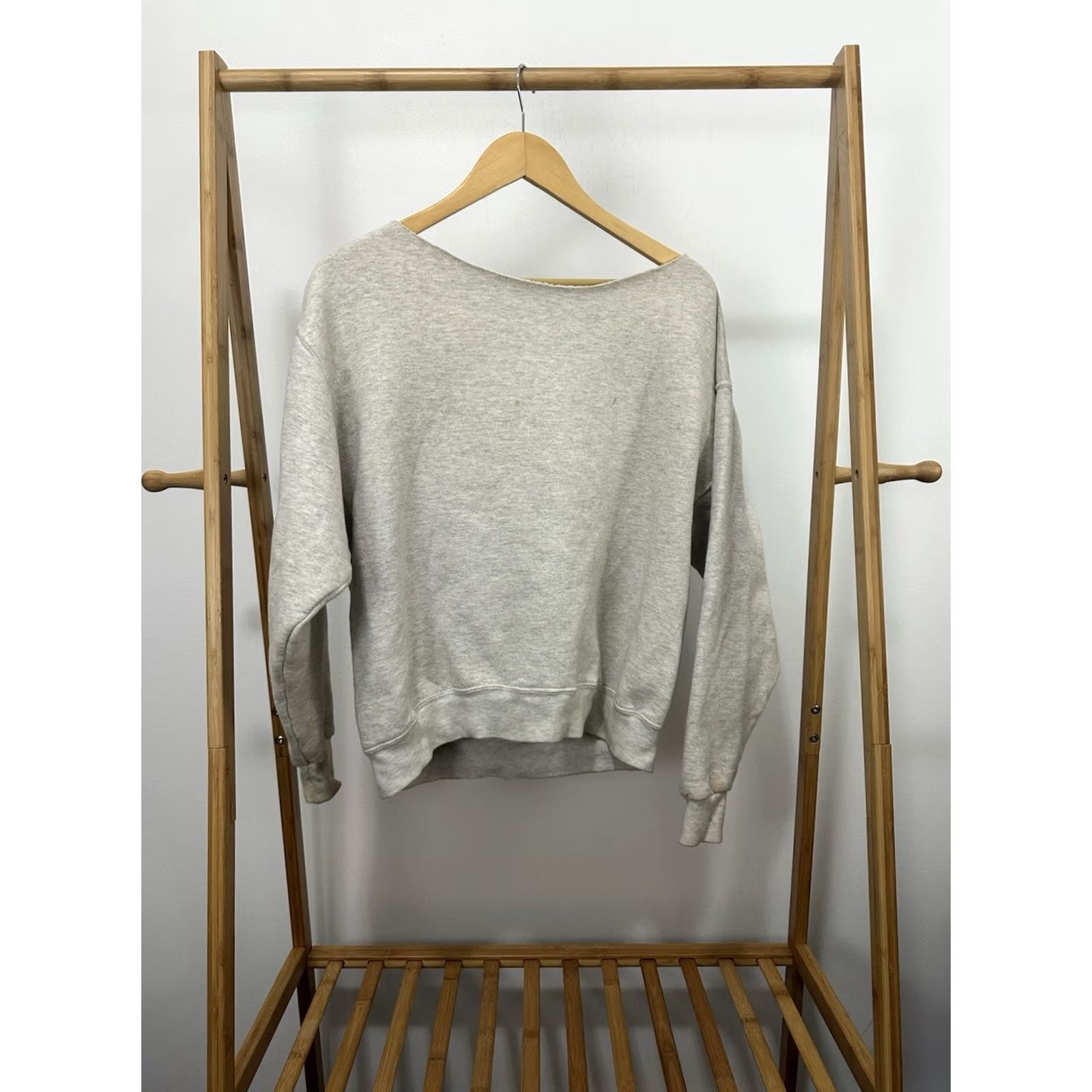 Vintage VTG Wake Forest University Demon Deacons Vitruvian Exercise Science Sweatshirt L Women Heather Gray Pullover gym Workwear Size L / US 10 / IT 46 - 2 Thumbnail