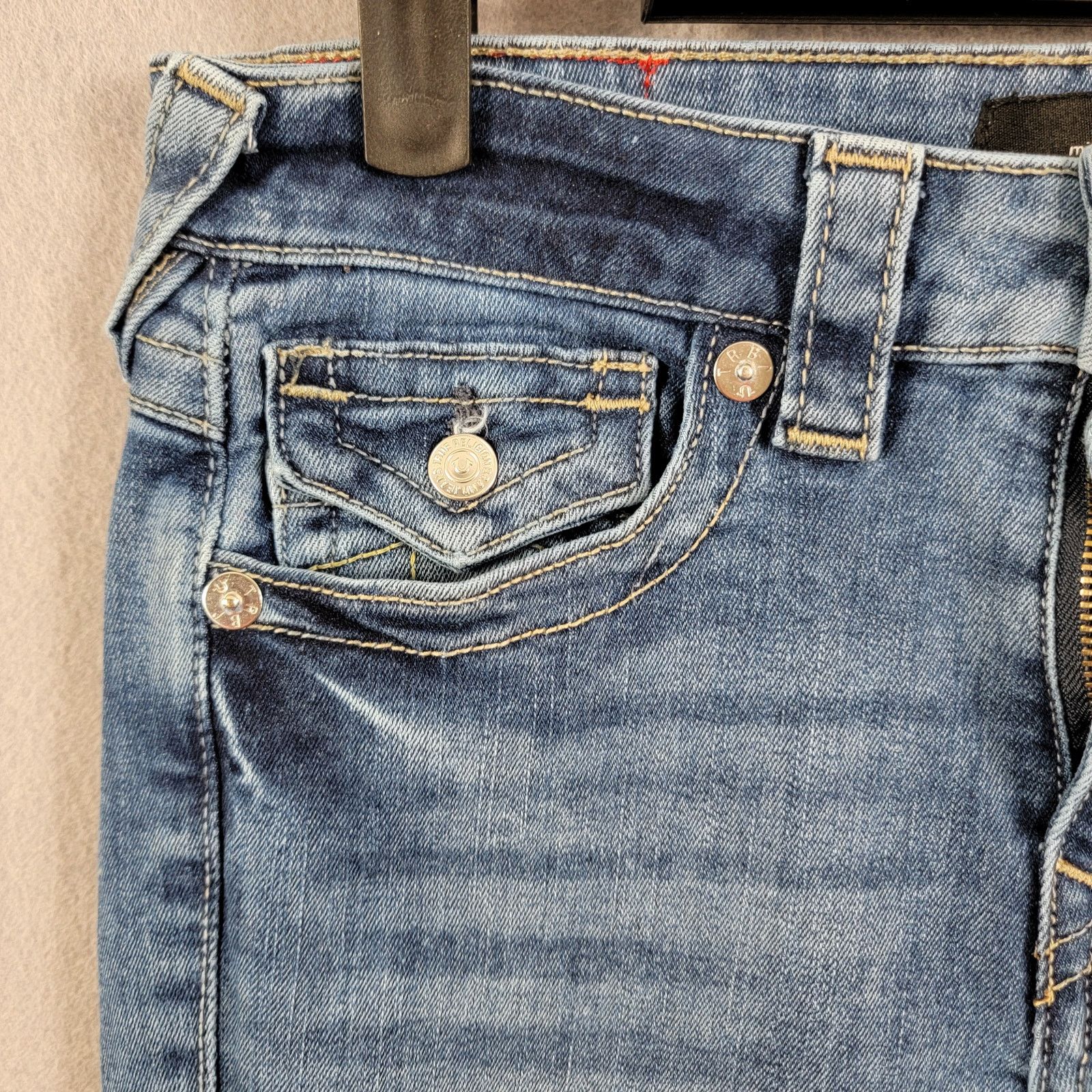 True Religion True Religion Joey Flare Jeans - Vintage Blue - Size 27 291 Size 27" / US 4 / IT 40 - 5 Thumbnail