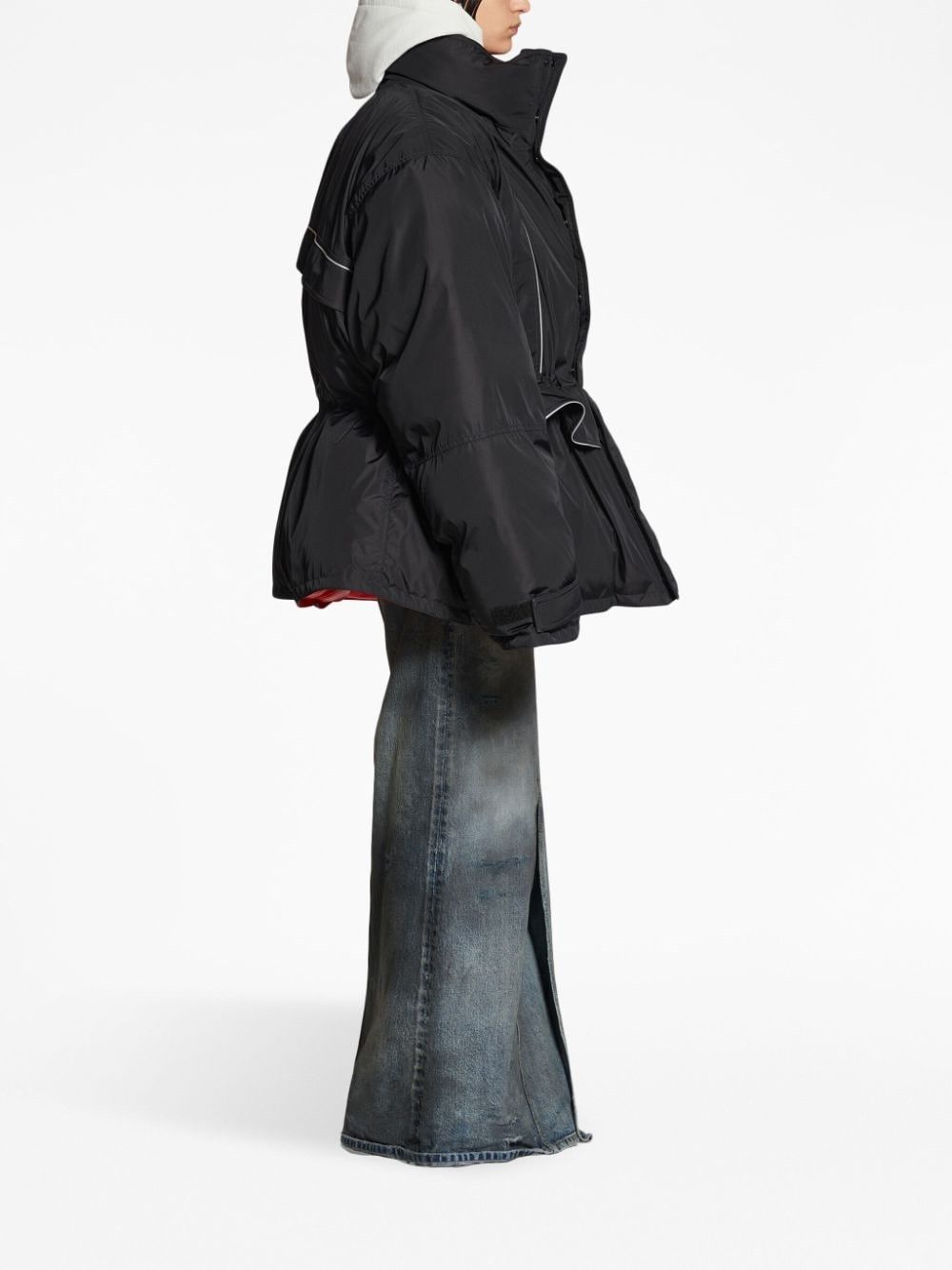 Balenciaga o1w1db10425 Wrap Parka in Black Size US XXL / EU 58 / 5 - 5 Thumbnail
