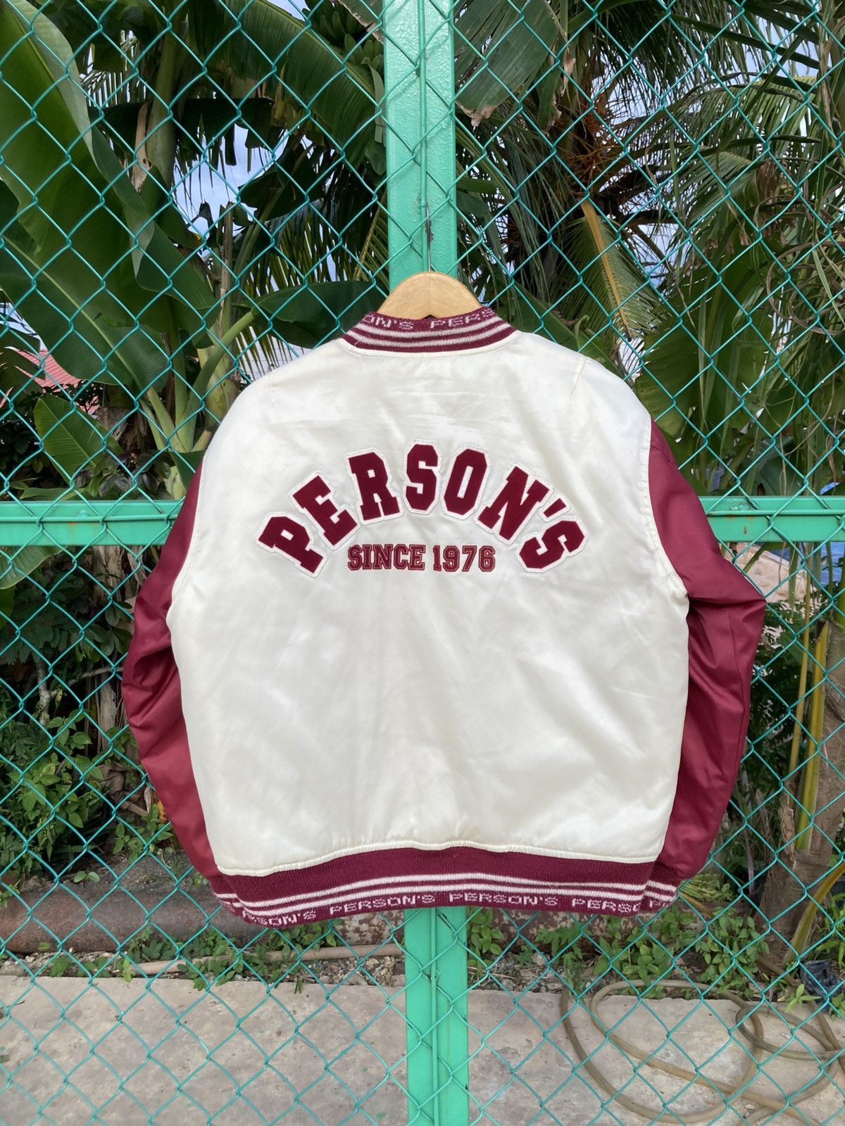 PERSON'S Vintage Person’s Japan Patch Logo Varsity jacket Boxy fit Size US L / EU 52-54 / 3 - 2 Thumbnail