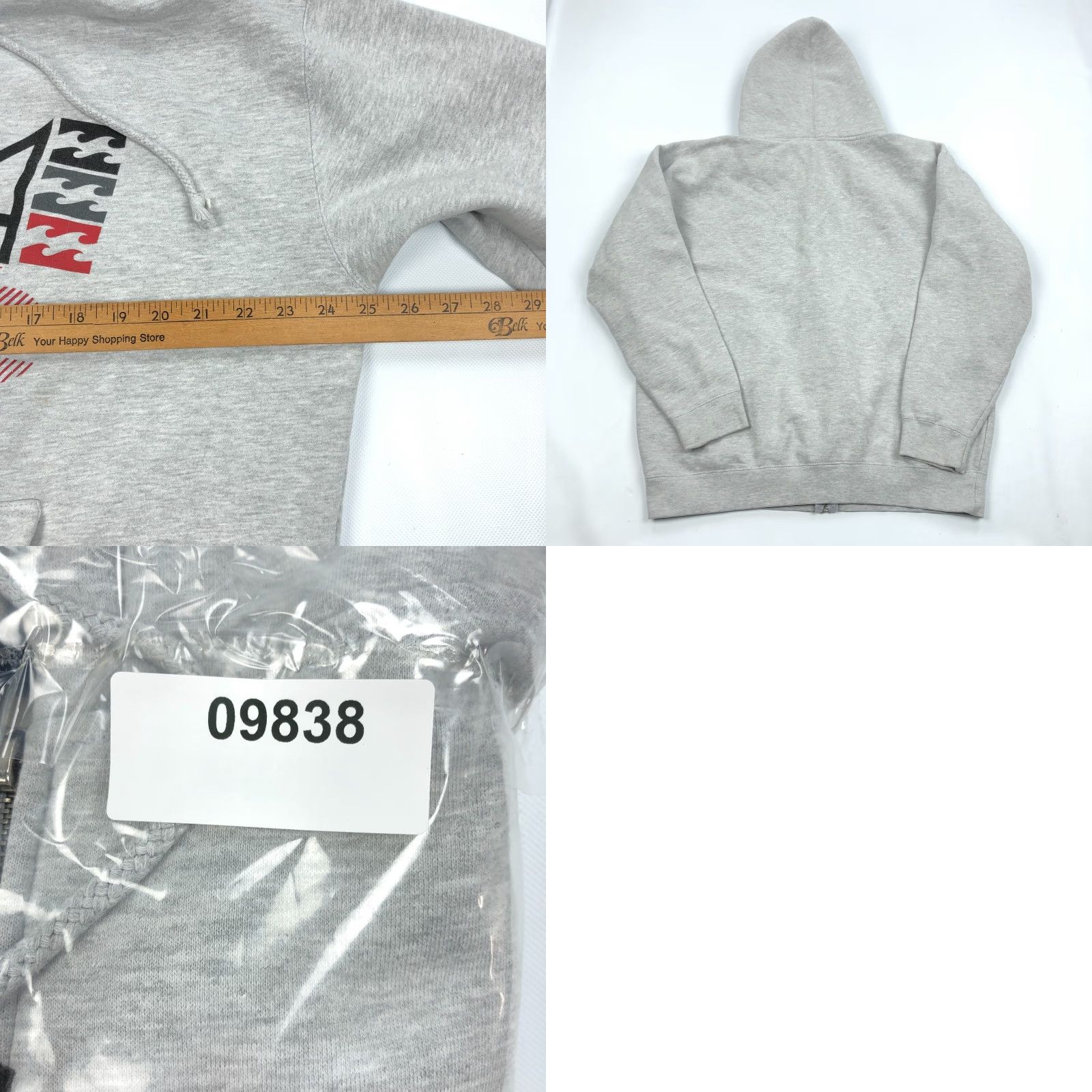 Billabong VINTAGE Billabong Hoodie Mens Large Full Zip Gray Surf Y2K Size US L / EU 52-54 / 3 - 8 Thumbnail