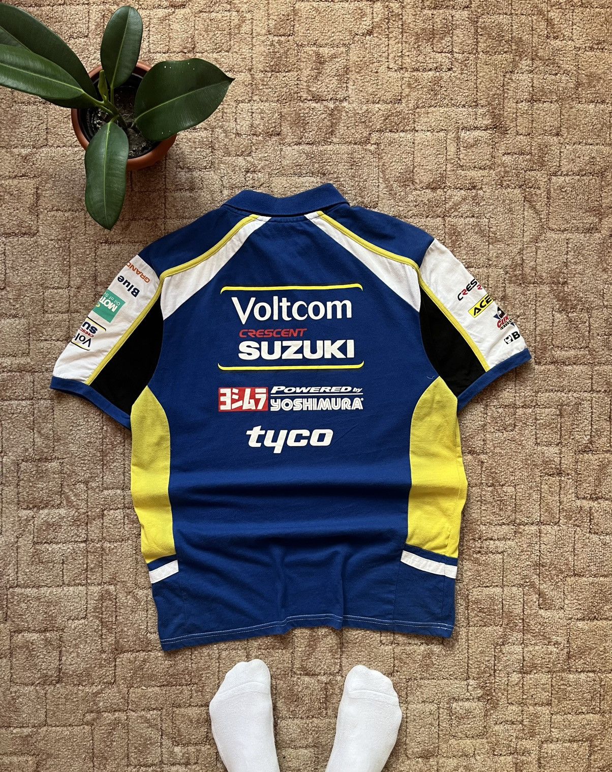 NASCAR Vintage Suzuki GSX F1 Racing Nascar Blue Sponsored Tee Size US L / EU 52-54 / 3 - 5 Thumbnail