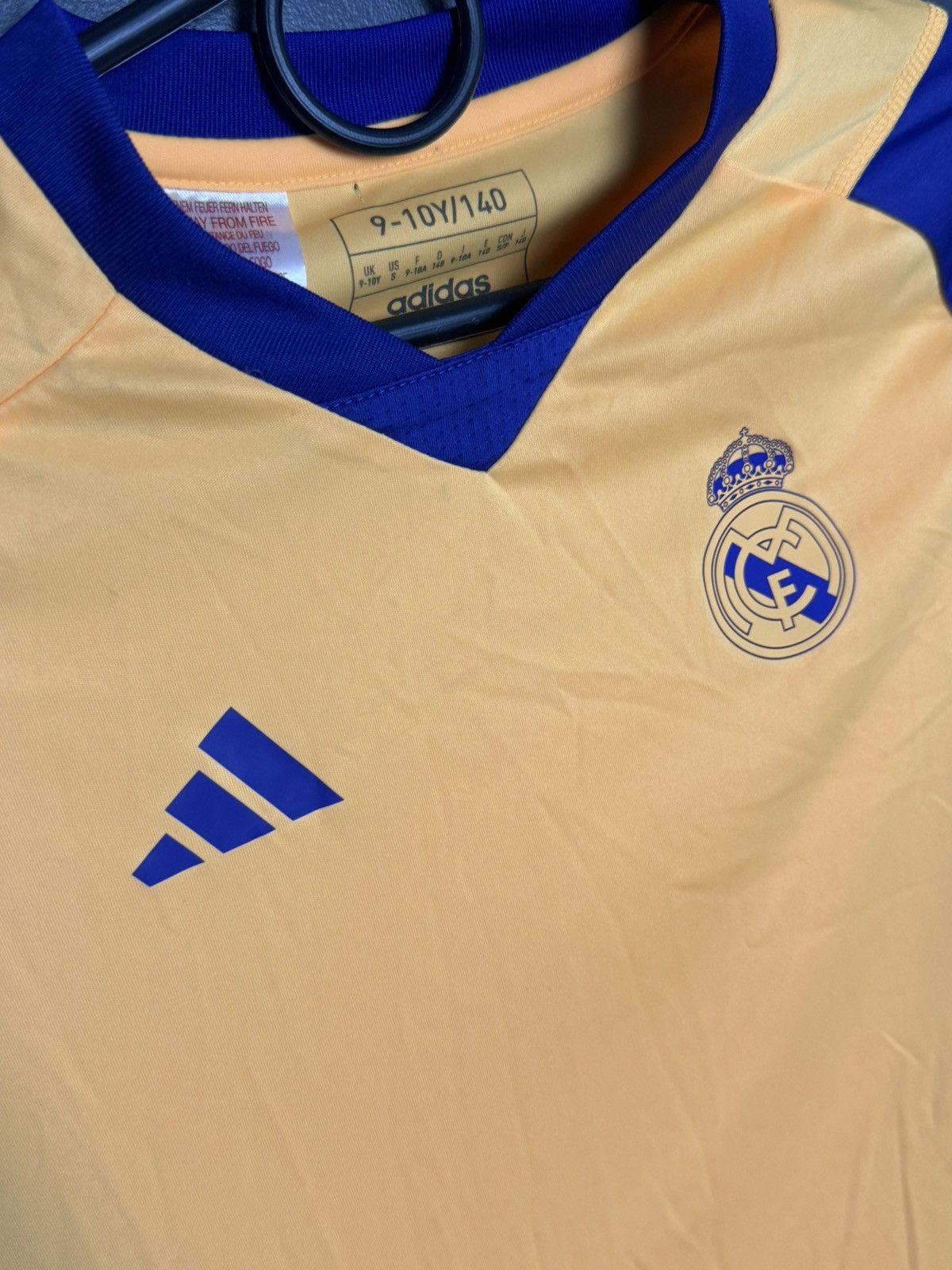 Adidas KIDS Real Madrid Training Football Jersey T-Shirt Size US XS / EU 42 / 0 - 3 Thumbnail