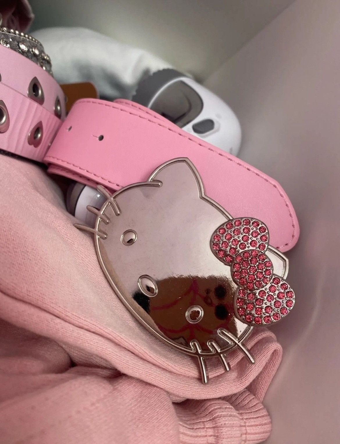 Leather Hello Kitty Pu Leather Belt Size ONE SIZE - 2 Thumbnail