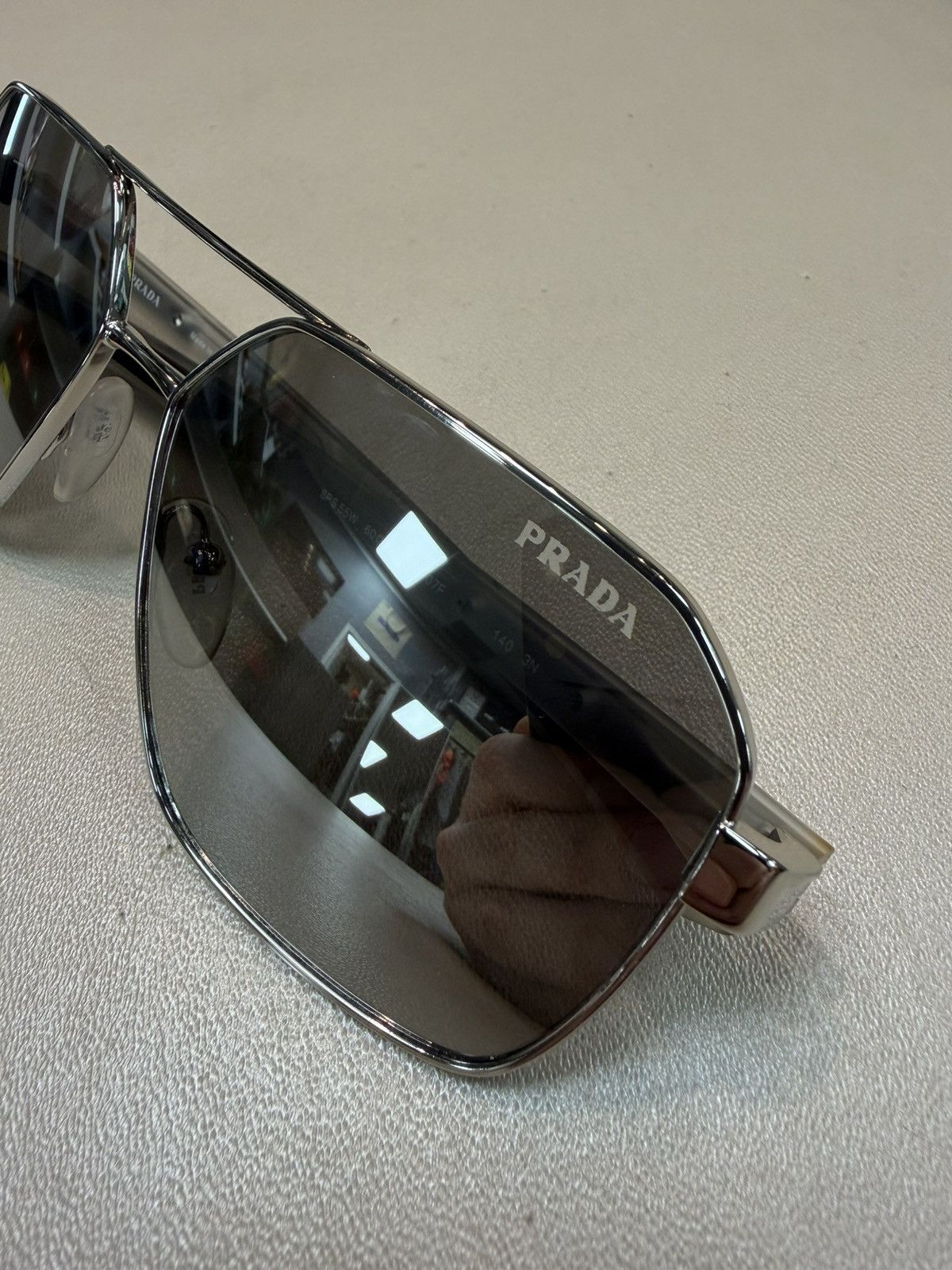 Prada Prada Linea Rossa PS A50S Silver / Grey Size ONE SIZE - 2 Thumbnail