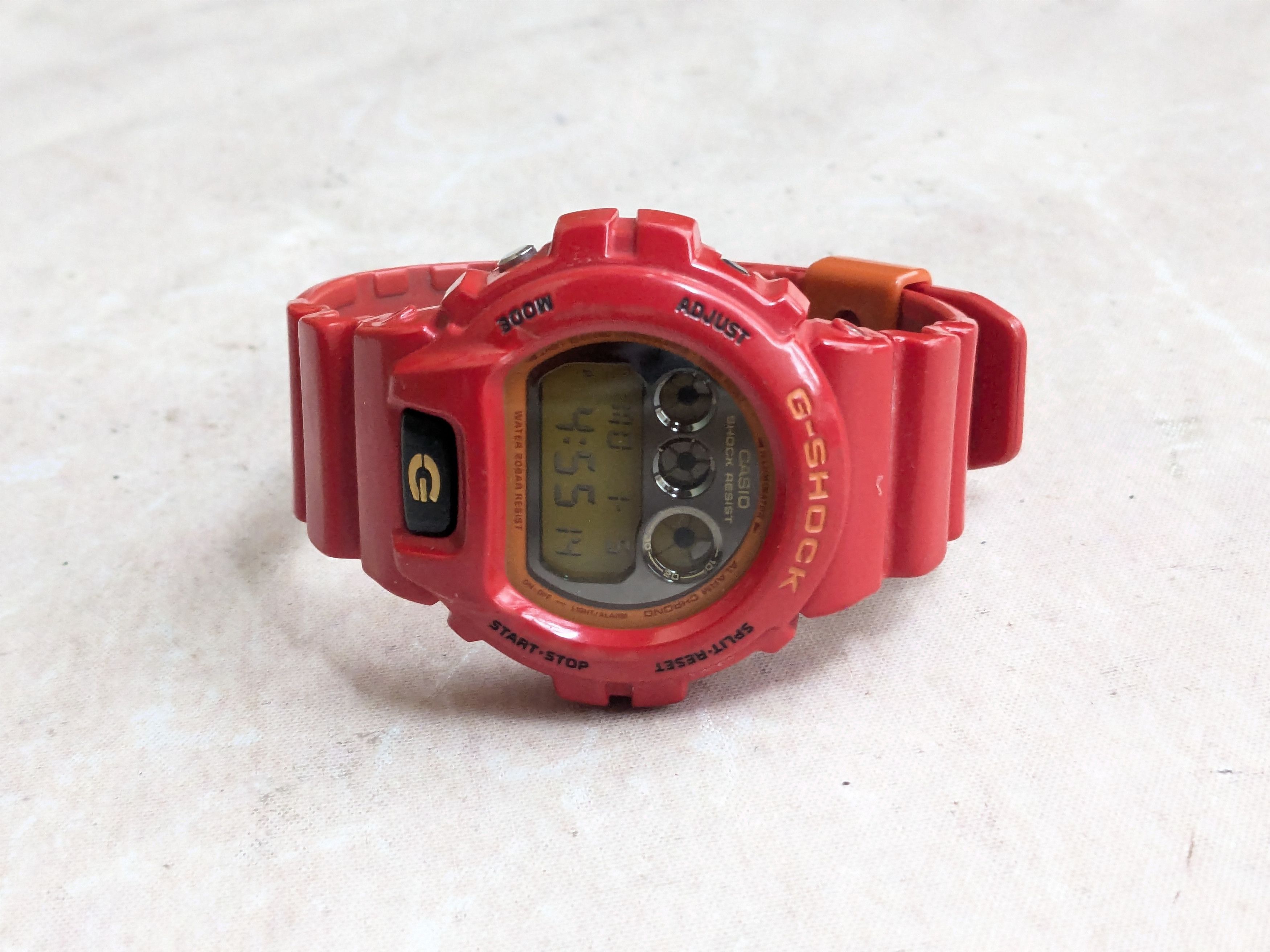 Casio Casio G-Shock DW6900CB-4 Red Orange Watch Rubber Size ONE SIZE - 1 Thumbnail