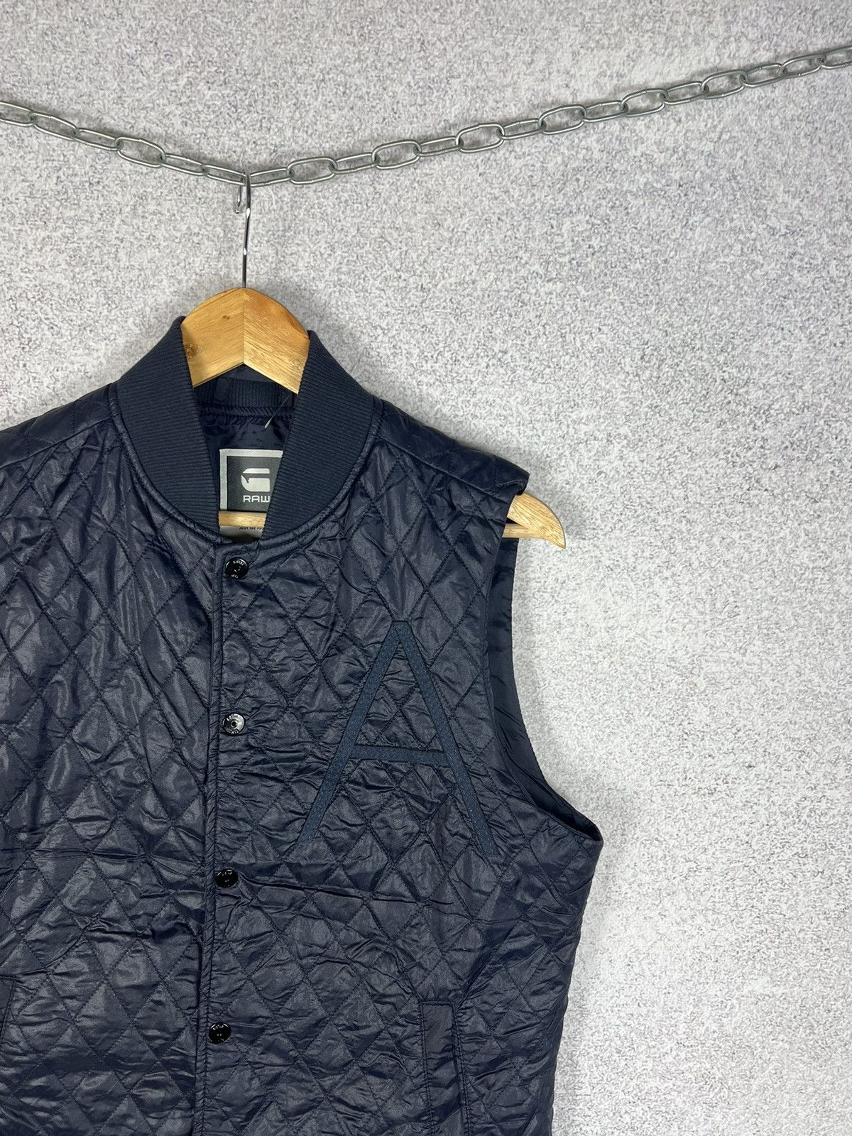 G-Star Vintage G-Star Raw CROTCH VARSITY VEST Size US M / EU 48-50 / 2 - 2 Thumbnail