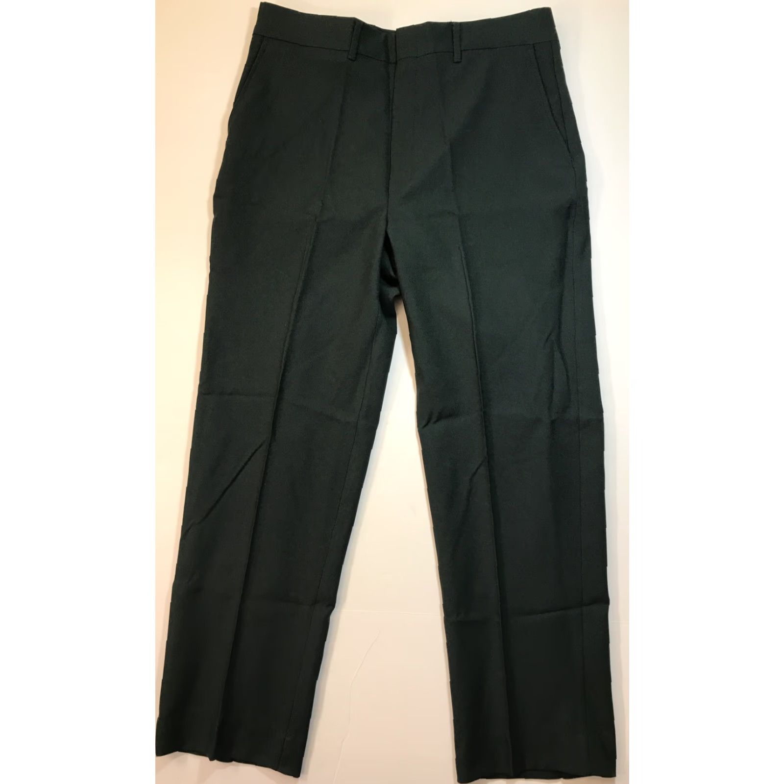 Sears Edwards Garment Dress Pants Mens USA Textured Pleated Straight Leg 30in Inseam Green 36 38 Waist Vintage N/A Size US 36 / EU 52 - 4 Thumbnail