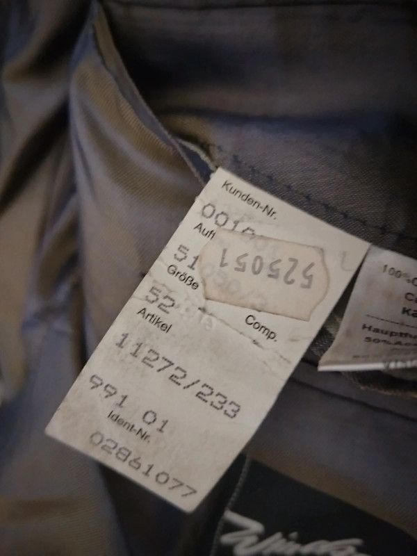 Designer × Ermenegildo Zegna × Vintage Windsor jacket with Zegna material Size US L / EU 52-54 / 3 - 6 Thumbnail