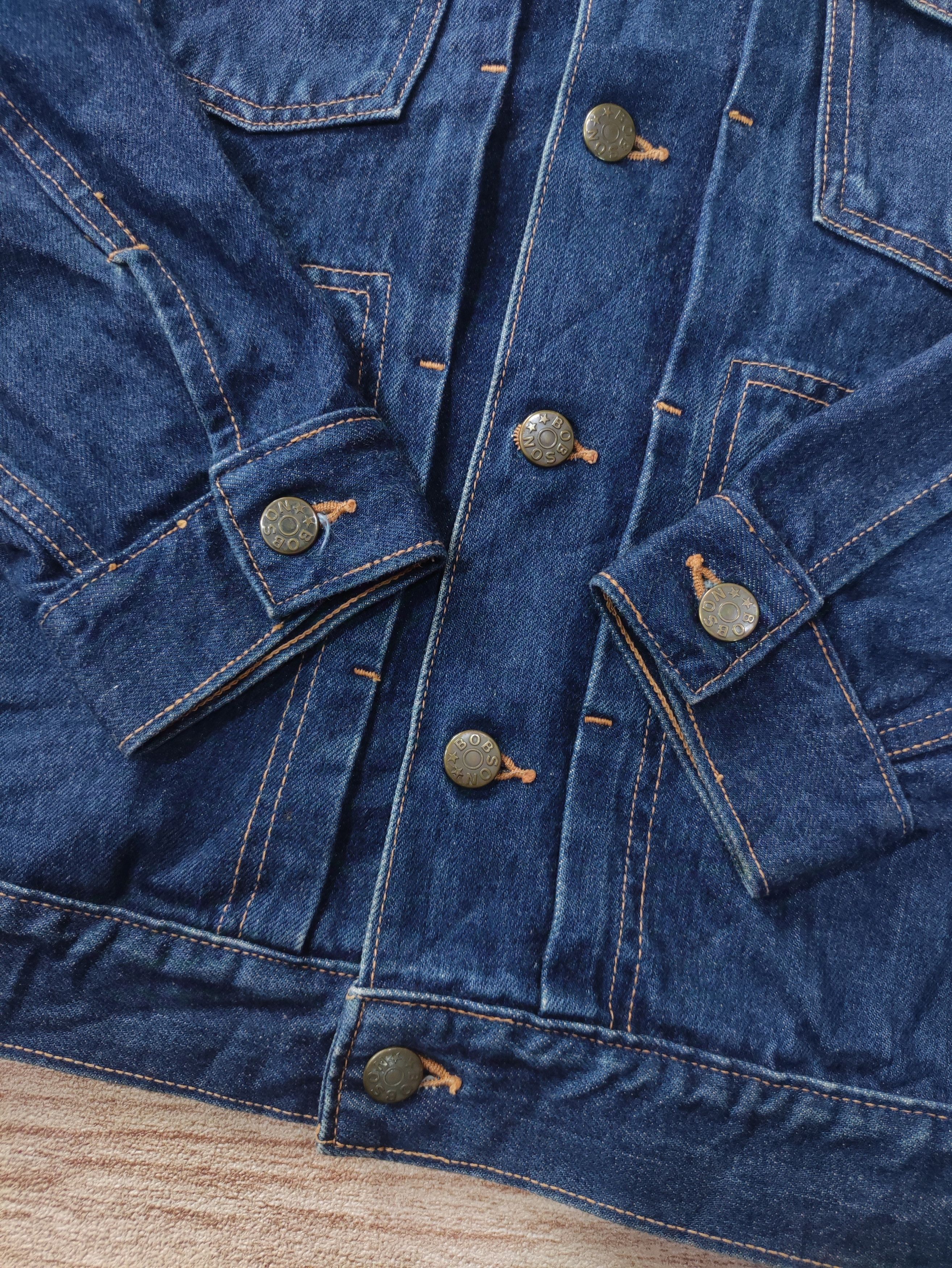 Japanese Brand BOBSON DENIM JACKET Size US L / EU 52-54 / 3 - 3 Thumbnail
