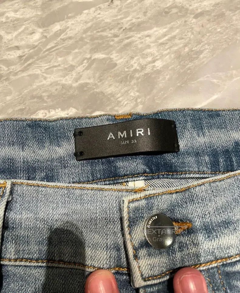 Amiri Amiri Size 33 Classic art-inspired multi-element rendering Size US 33 - 2 Thumbnail