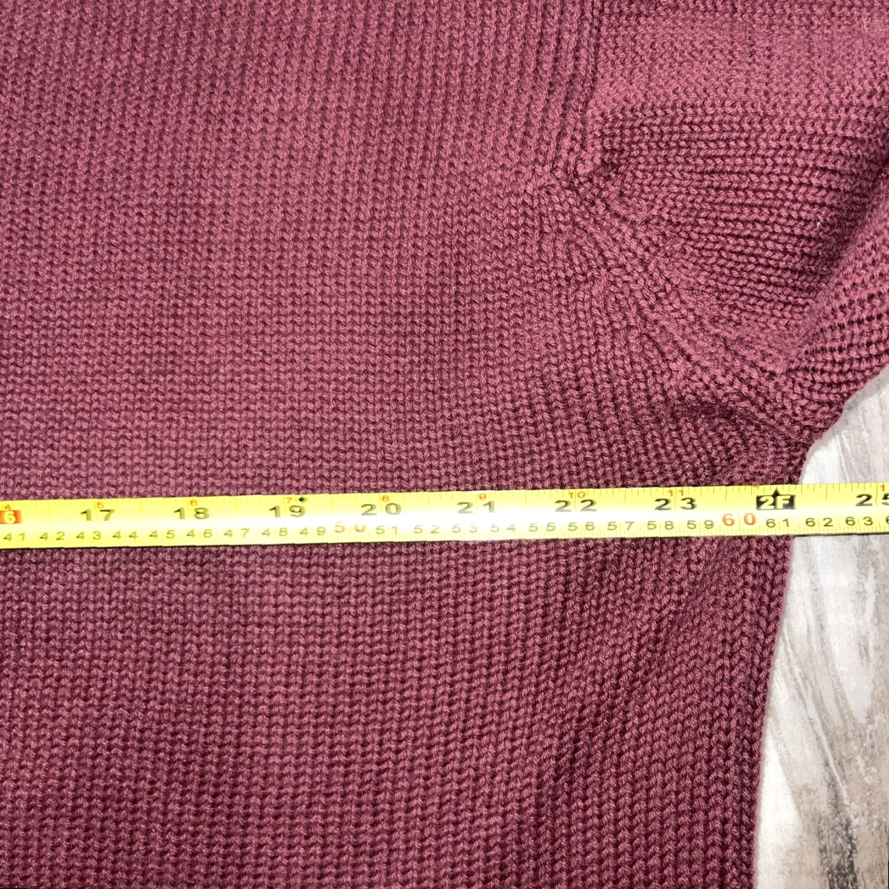 Vintage Columbia Sweater Men L Maroon V-Neck Pullover Logo Long Sleeve Knit Casual 90s Outdoor Size US L / EU 52-54 / 3 - 6 Thumbnail