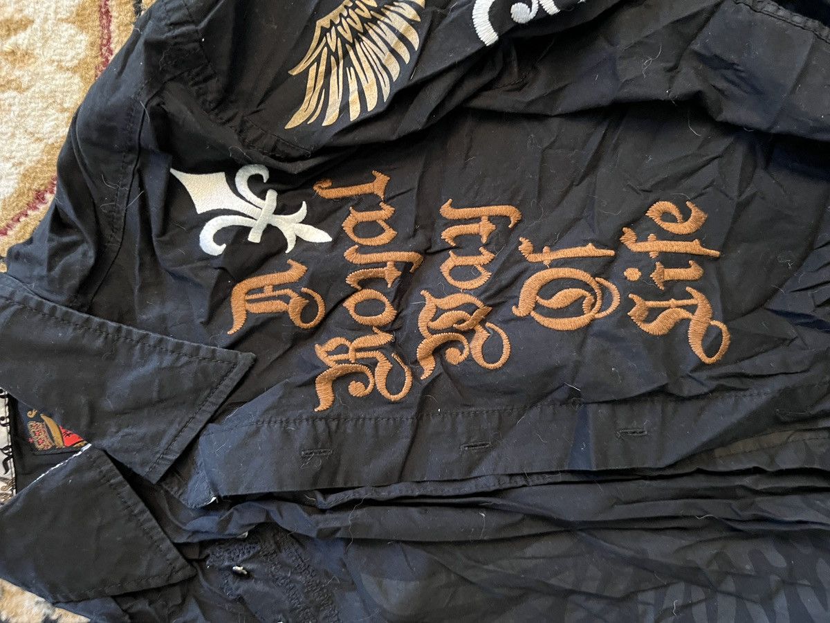 Other CRAZY EMBROIDERED and STUDDED Rebel Spirit Button Up Size US L / EU 52-54 / 3 - 4 Thumbnail