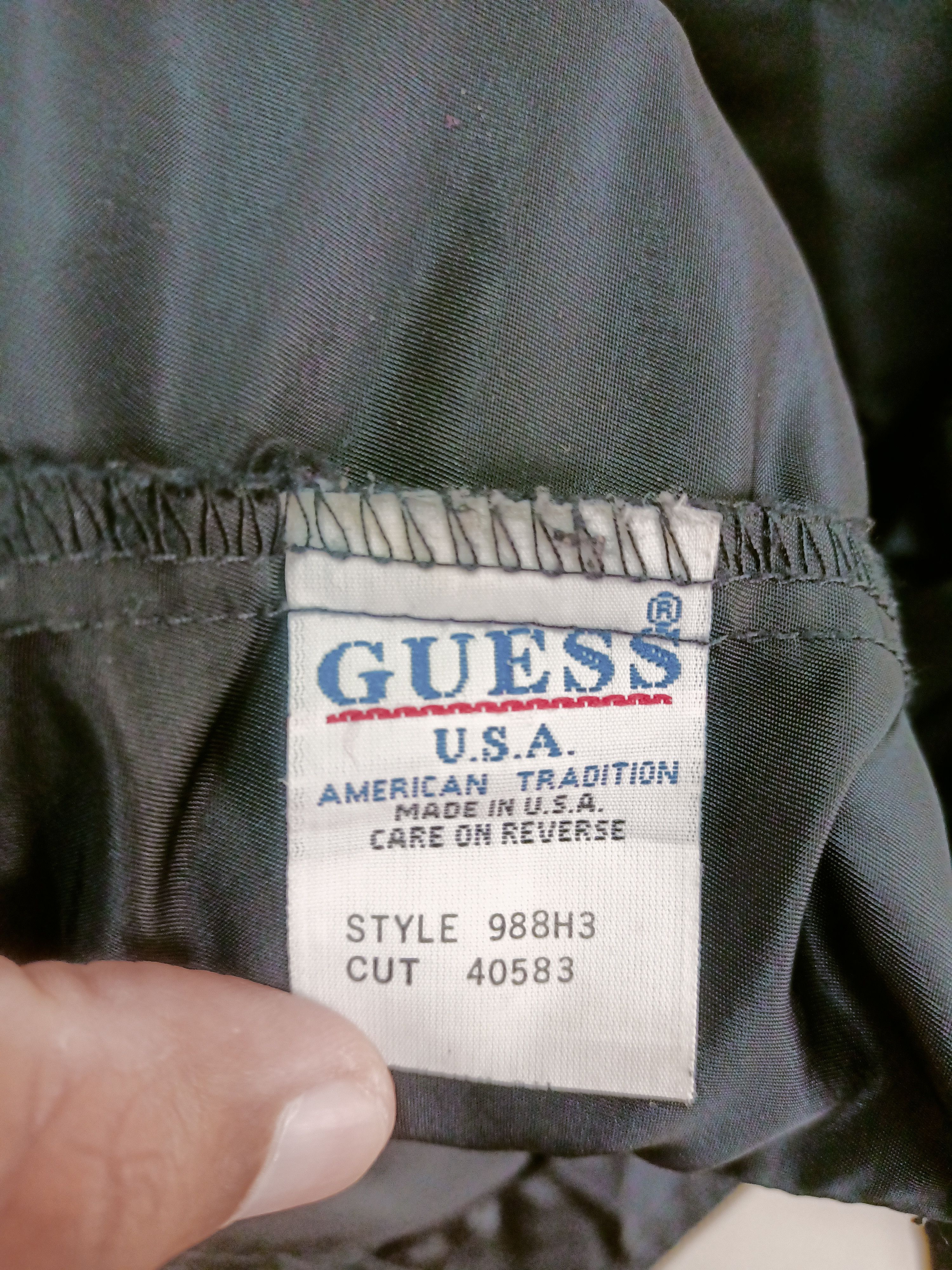 A$AP Rocky Vintage Rare Guess Jeans riders nylon jacket Made in Usa Size US M / EU 48-50 / 2 - 14 Thumbnail