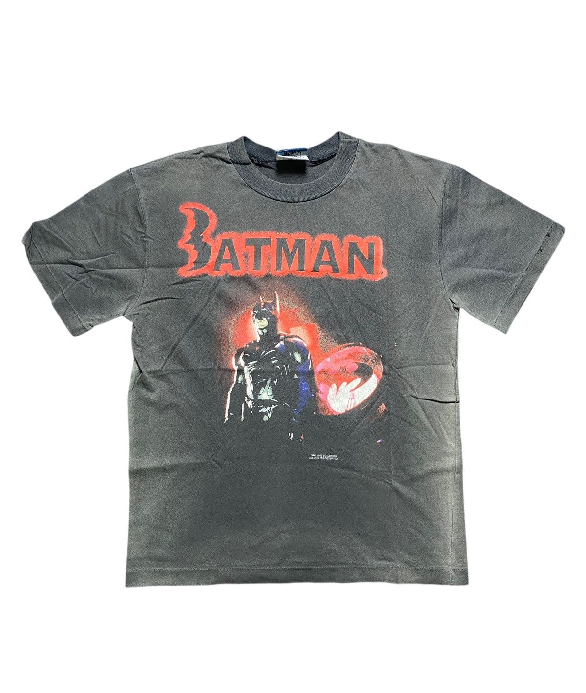 Vintage VINTAGE BATMAN 1995 DC COMIC FADED Size US XXS / EU 40 - 1 Thumbnail