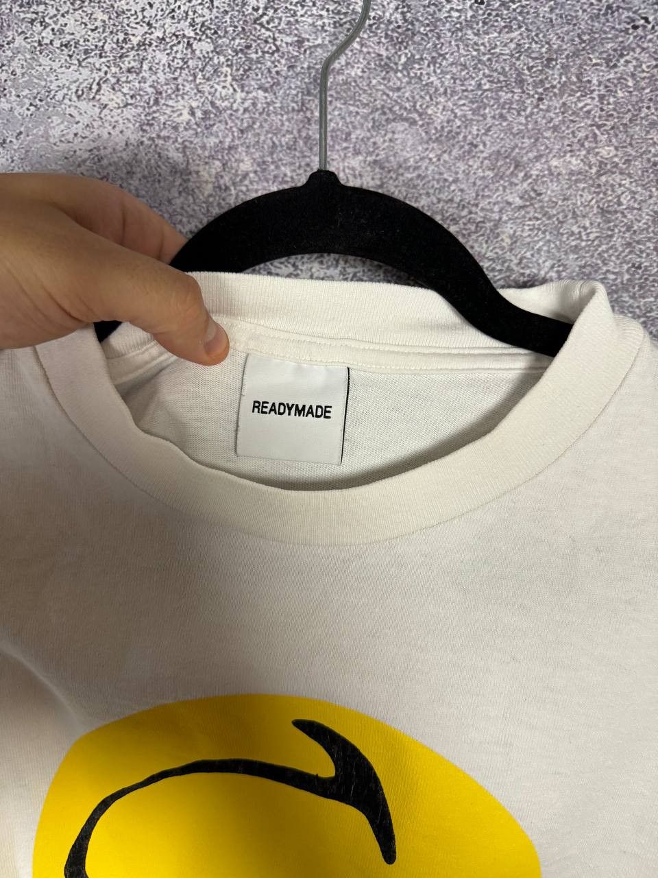 READYMADE READYMADE SMILEY FACE WHITE TEE Size US S / EU 44-46 / 1 - 10 Thumbnail