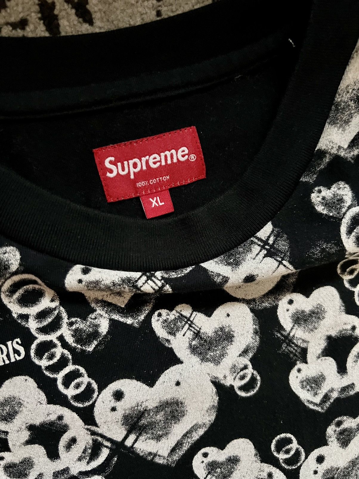 Supreme SUPREME HEARTS S/S TOP BLACK ‘21 Size US XL / EU 56 / 4 - 3 Thumbnail