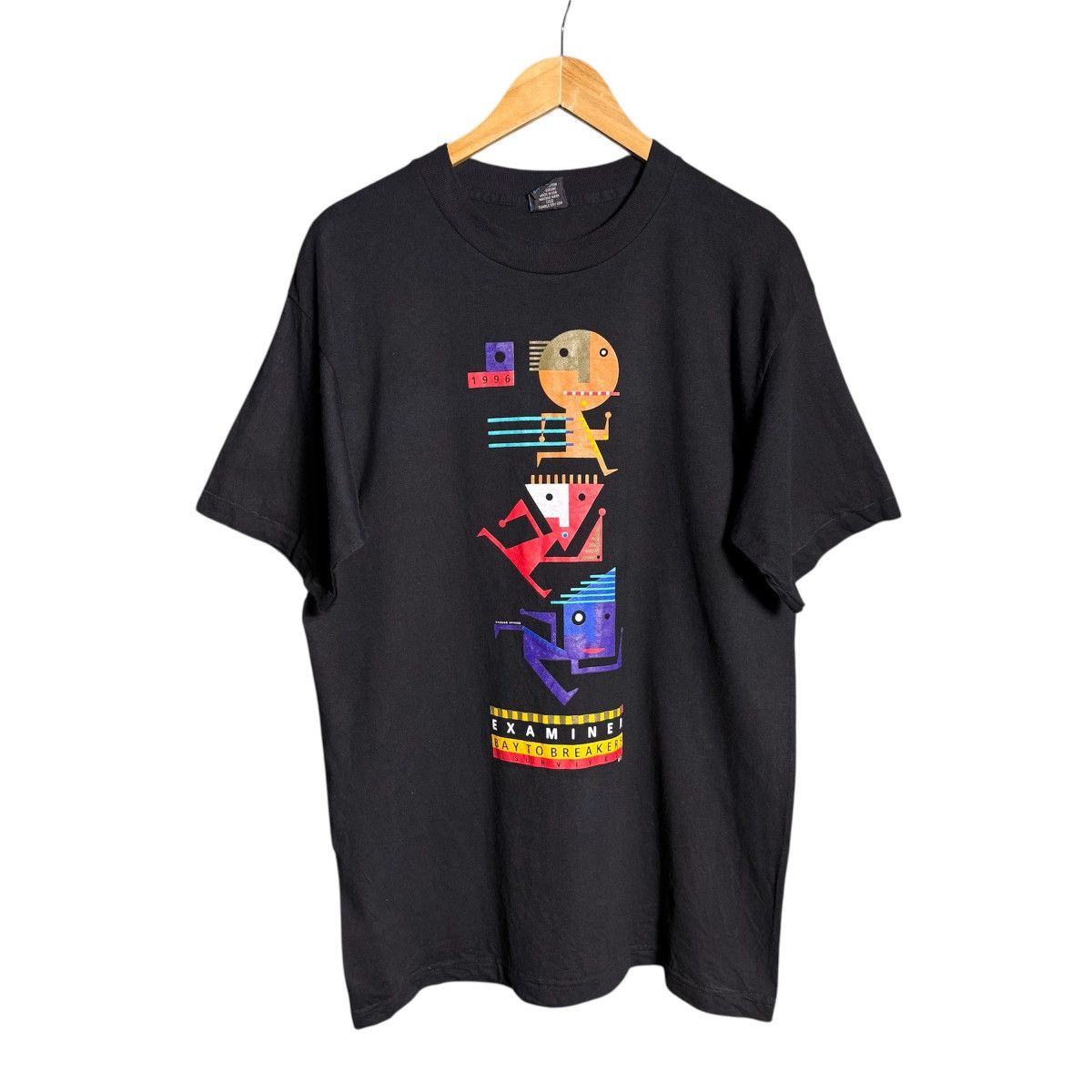 Vintage Vintage 90s Gordon Studer Examiner Art T-Shirt Size US L / EU 52-54 / 3 - 1 Thumbnail