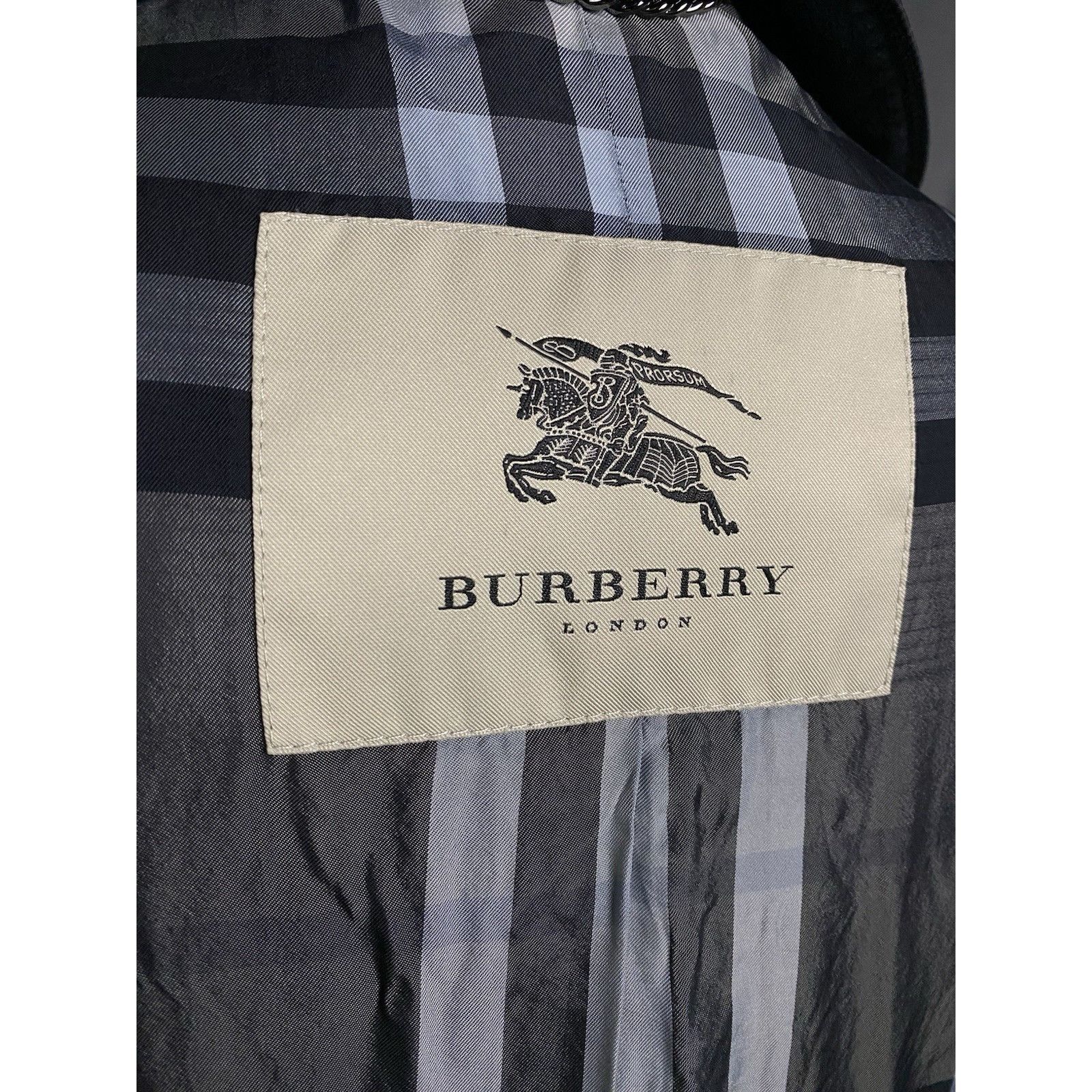 Burberry Burberry Nova Check Women's Black Trench Over Coat Size UK 1 Size XL / US 12-14 / IT 48-50 - 11 Thumbnail