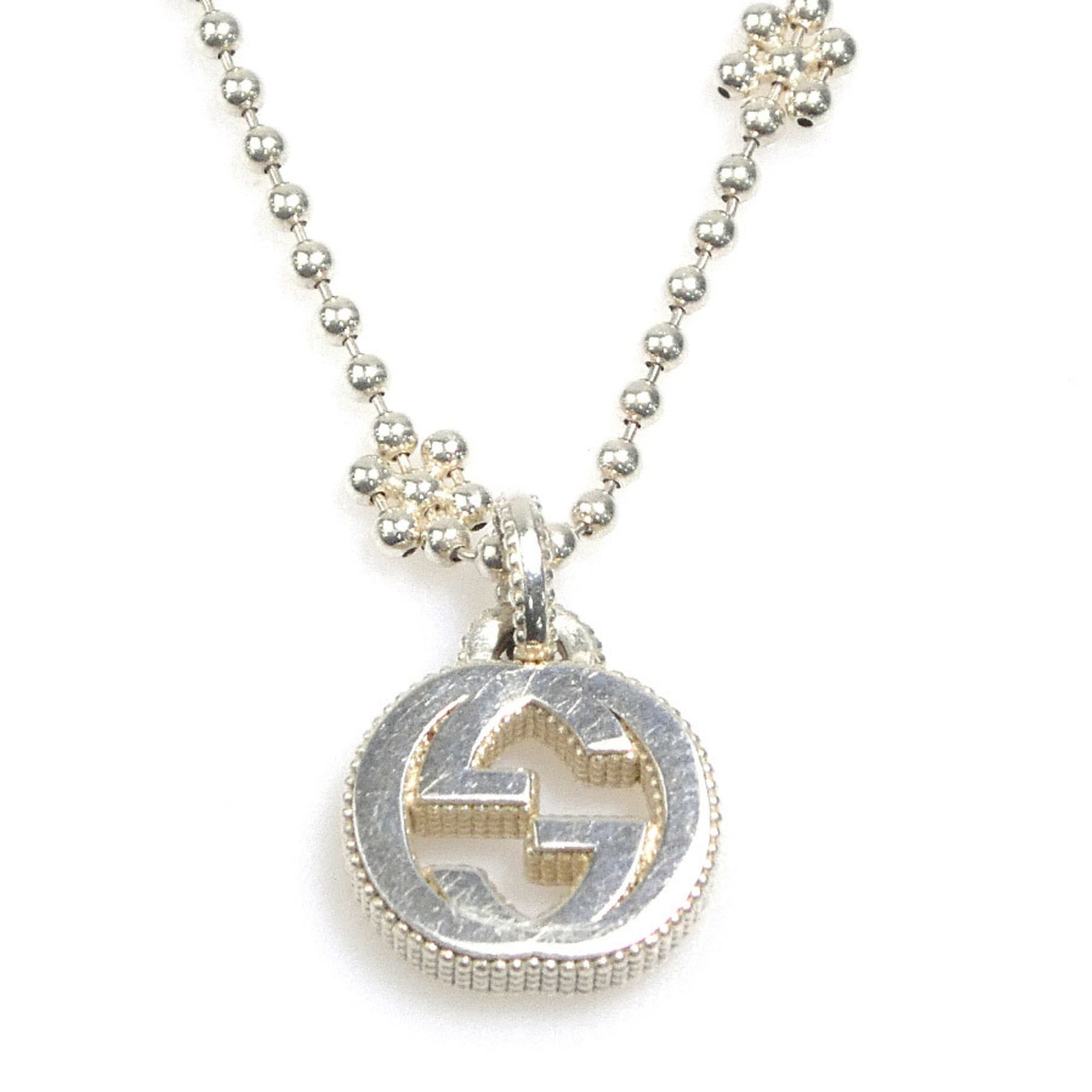 Gucci Gucci Interlocking G Necklace in 925 Sterling Silver for Women e61170a Size ONE SIZE - 1 Thumbnail