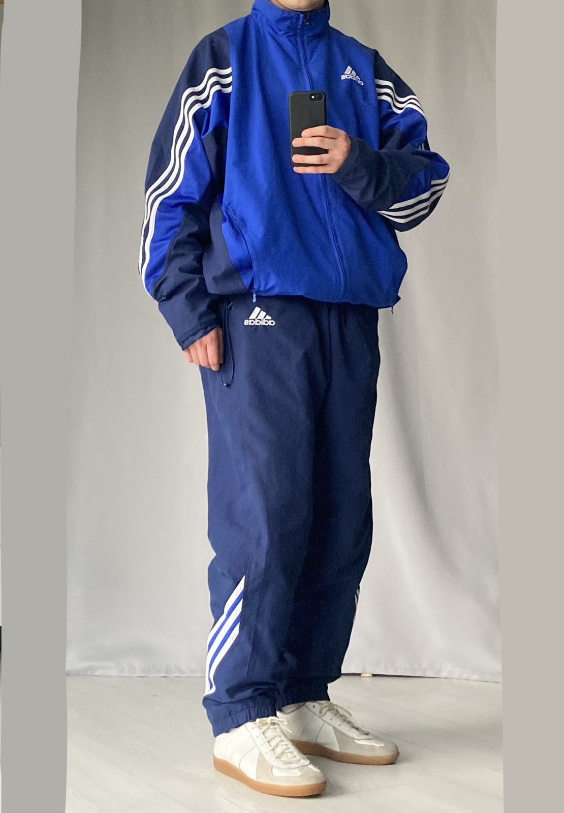 Adidas × Streetwear × Vintage Vintage Adidas Tracksuit Set Track Jacket  Pants Nylon 80 90s | Grailed