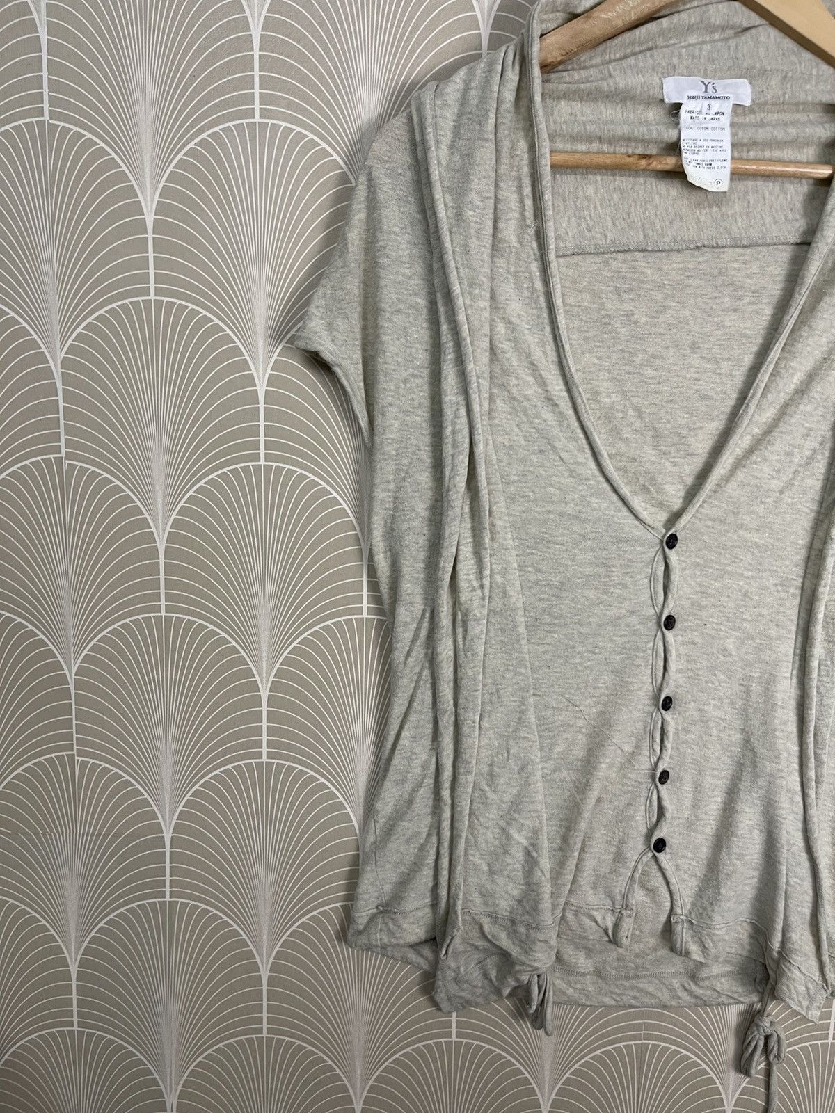 Yohji Yamamoto SS2021 YOHJI YAMAMOTO COTTON BUTTON CARDIGAN SLEEVELESS Size M / US 6-8 / IT 42-44 - 4 Thumbnail