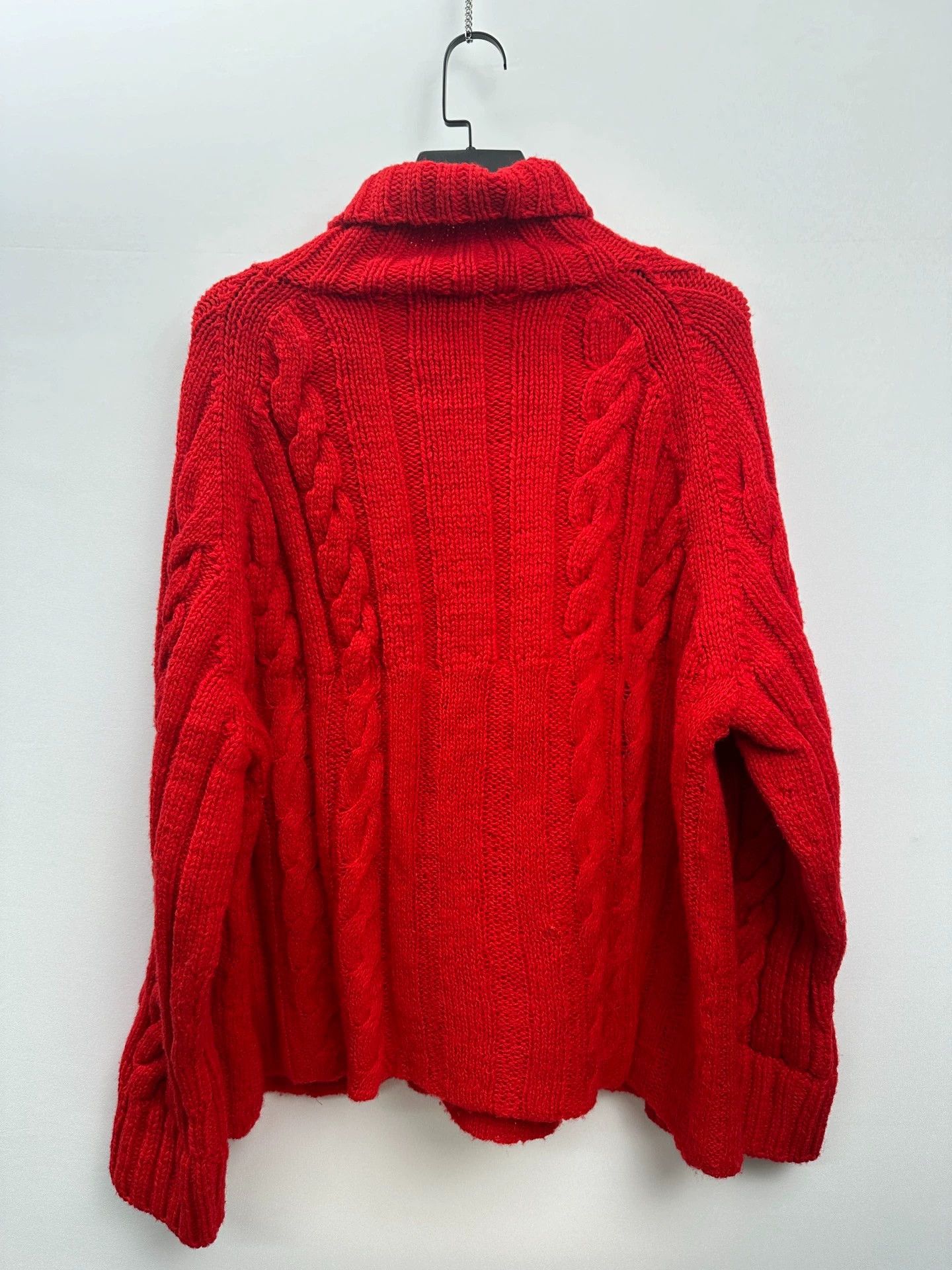 Yohji Yamamoto YOHJI YAMAMOTO Early Cable Knit T-neck Sweater M Size M / US 6-8 / IT 42-44 - 3 Thumbnail